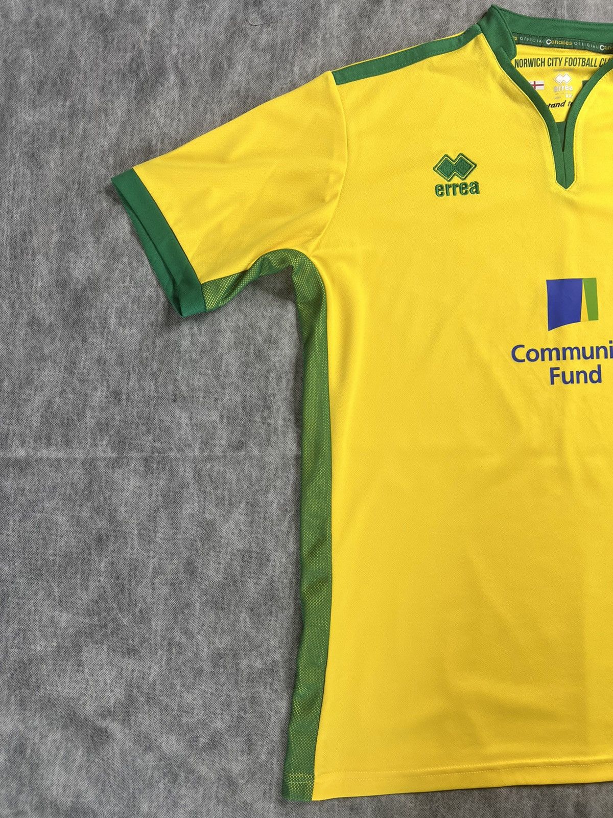 Errea Norwich City Football Shirt Errea XXL Home Kit Jersey 2016 Size US XXL / EU 58 / 5 - 3 Thumbnail