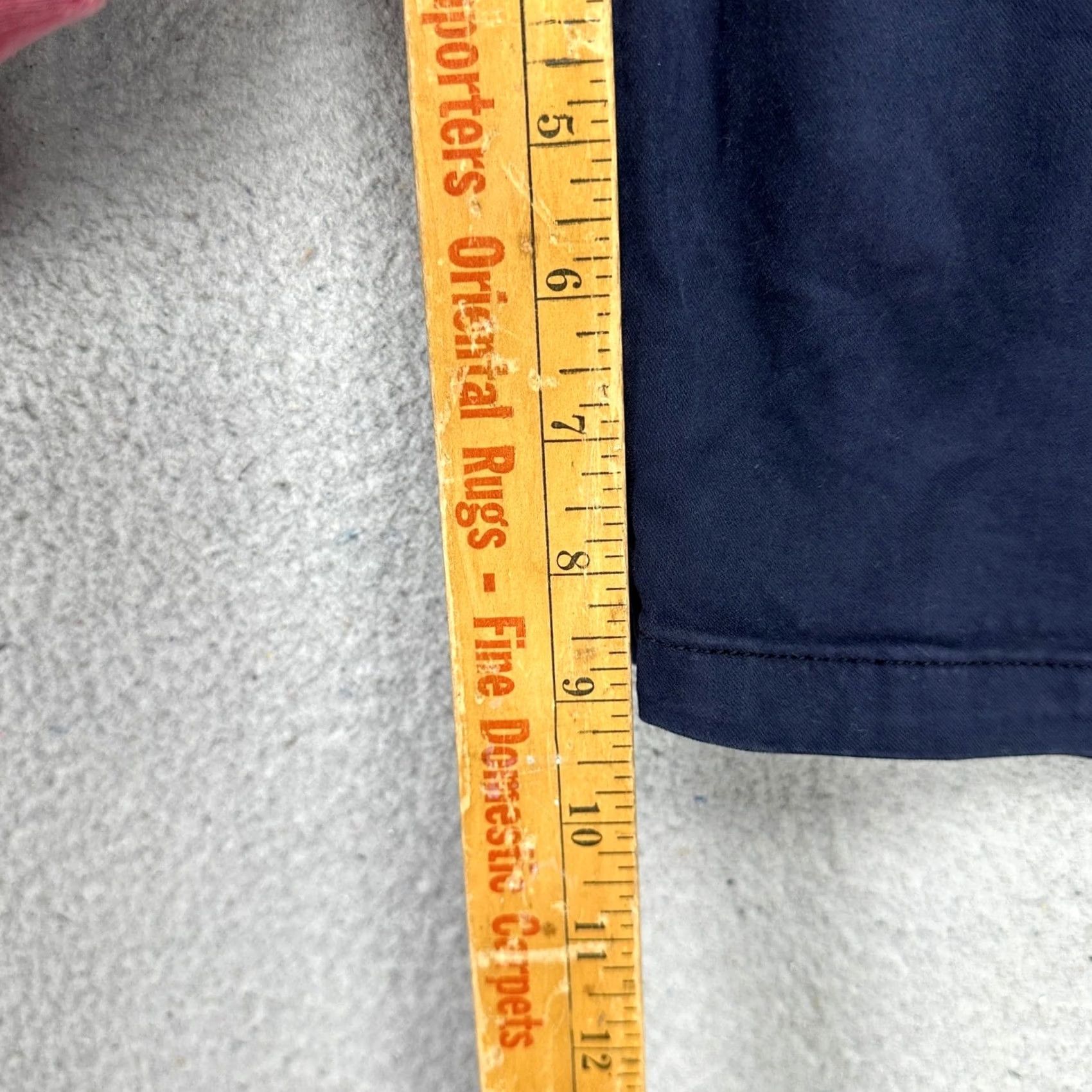 Vintage Mavi Jeans Mens Simon Khaki Shorts 30 Blue Flat Front Performance Stretch Pocket Casual Cotton Spandex Regular Inseam 9.5 Size US 30 / EU 46 - 6 Thumbnail