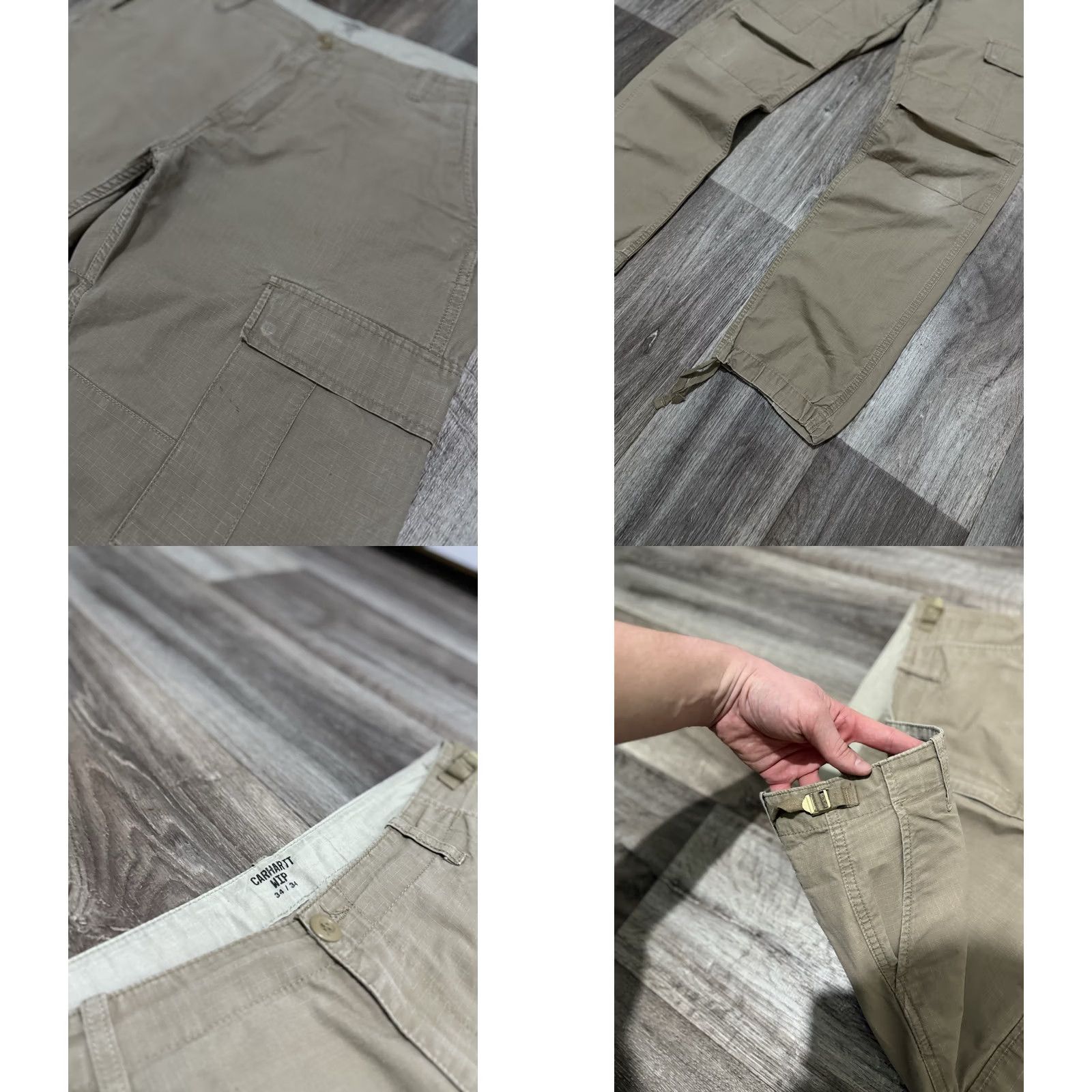Carhartt CARHARTT MILITARY CARGO PANTS MEN’S ARMY CLASSIC DISTRESSED USA Size 34/34 Size US 34 / EU 50 - 8 Thumbnail