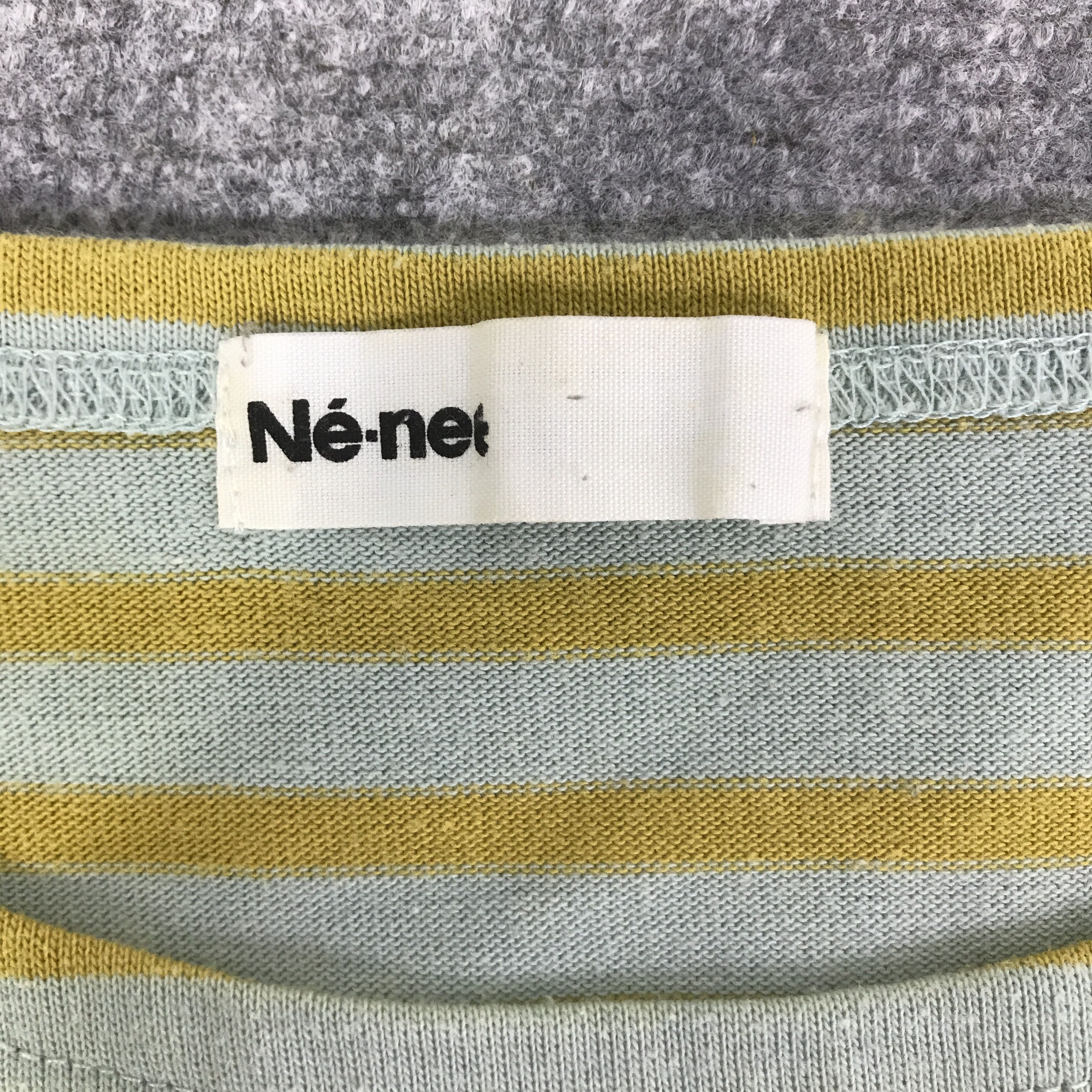 Ne-Net NE-NET ISSEY MIYAKE STRIPPED DESIGN SWEATSHIRT K87B14 Size US L / EU 52-54 / 3 - 9 Thumbnail