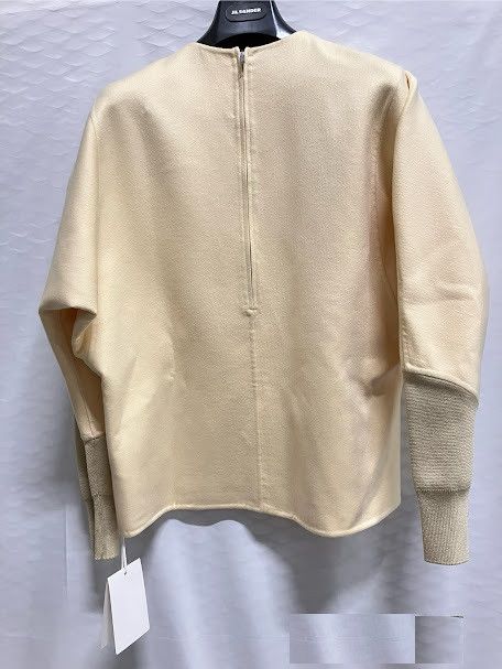 Jil Sander o1loc1c1124 Sweatshirt in Beige Size M / US 6-8 / IT 42-44 - 1 Preview