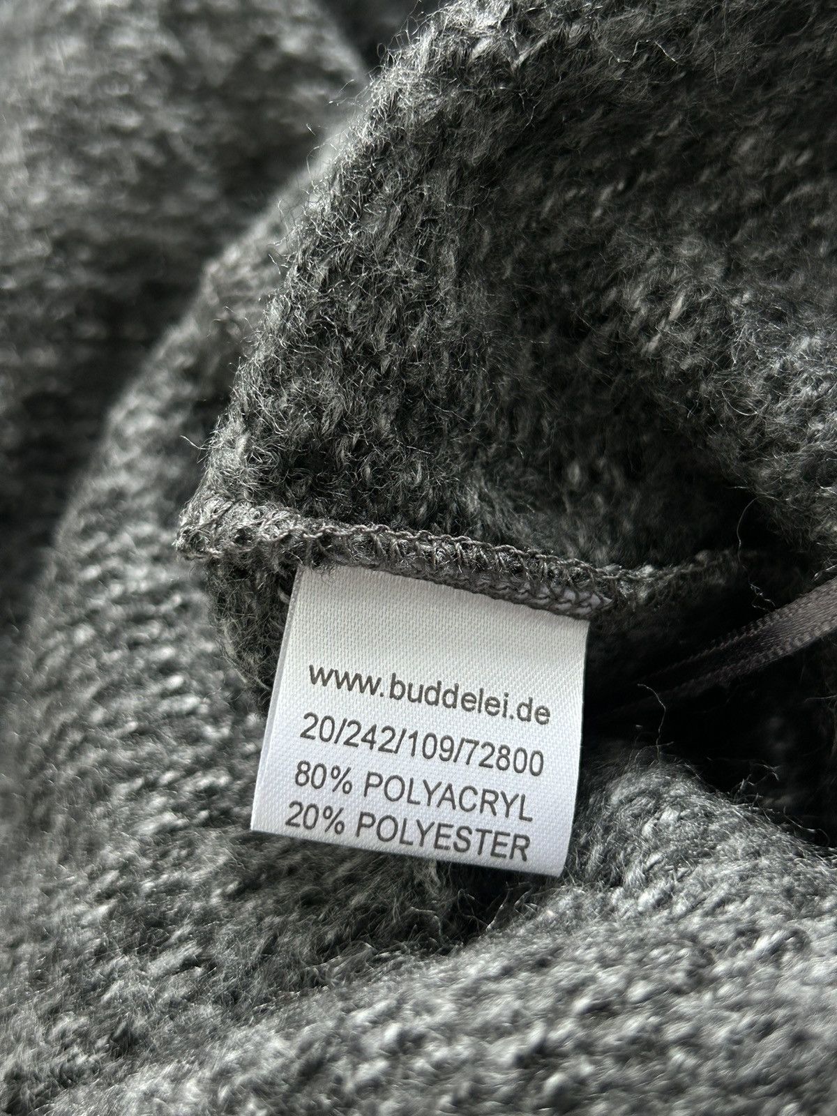 Vintage Vintage Gray Ruffle Beautiful Cardigan Cozy Retro Sweater Size XL / US 12-14 / IT 48-50 - 10 Thumbnail
