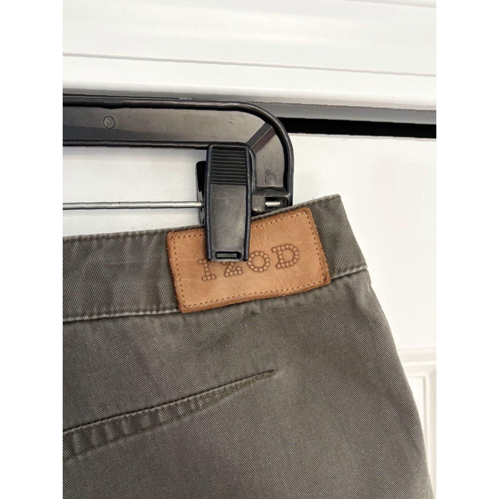 Vintage VINTAGE IZOD Women’s Size 10 Green Pants Side Pockets 1990s Cotton Regular Womens Size 32" / US 10 / IT 46 - 7 Thumbnail
