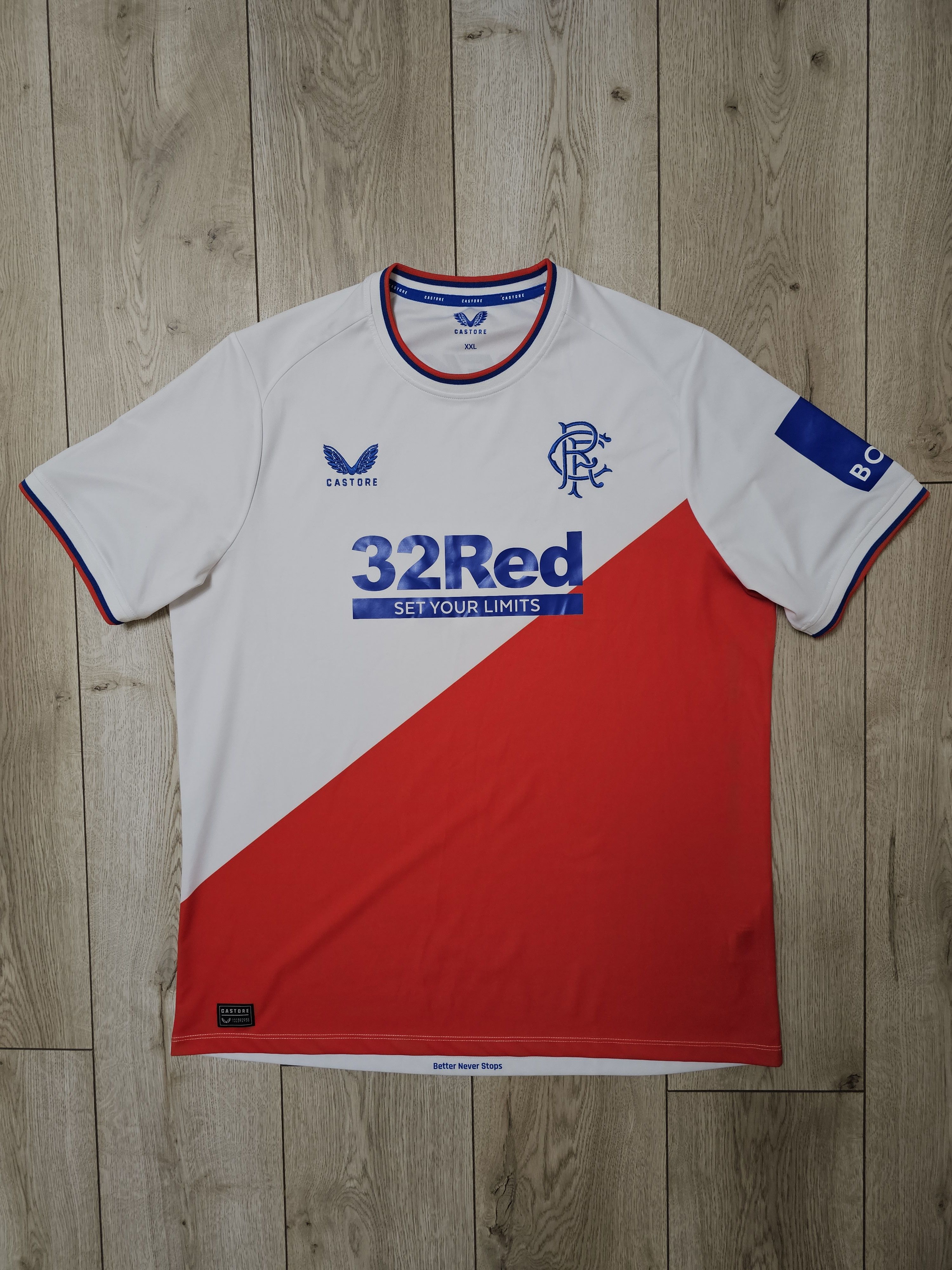 All Sport RANGERS 2022 2023 AWAY FOOTBALL SHIRT SOCCER JERSEY GLASGOW Size US XXL / EU 58 / 5 - 1 Thumbnail