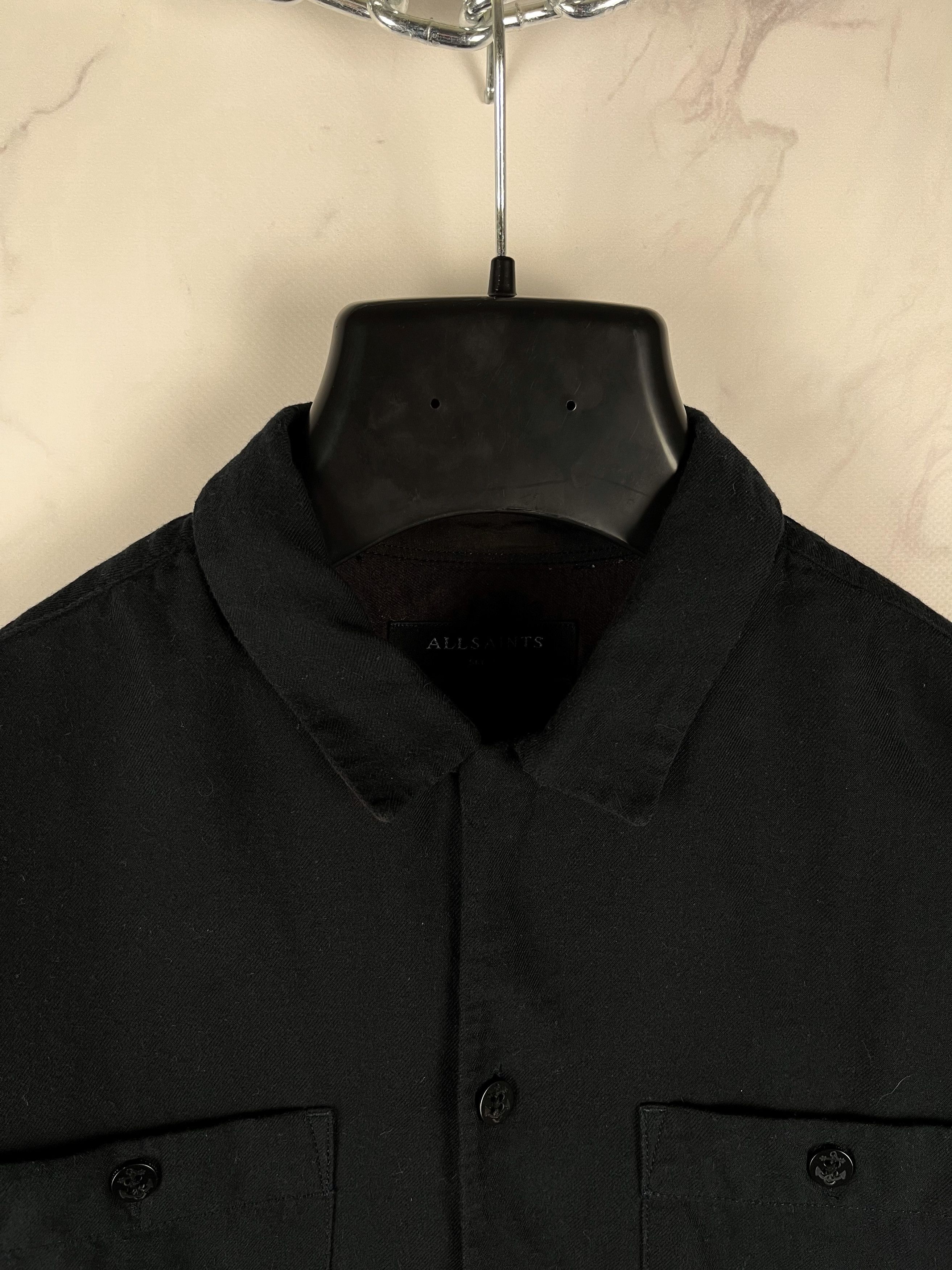 Allsaints AllSaints Wheeler LS Classic Shirt Double Pockets Size S Size US S / EU 44-46 / 1 - 5 Thumbnail