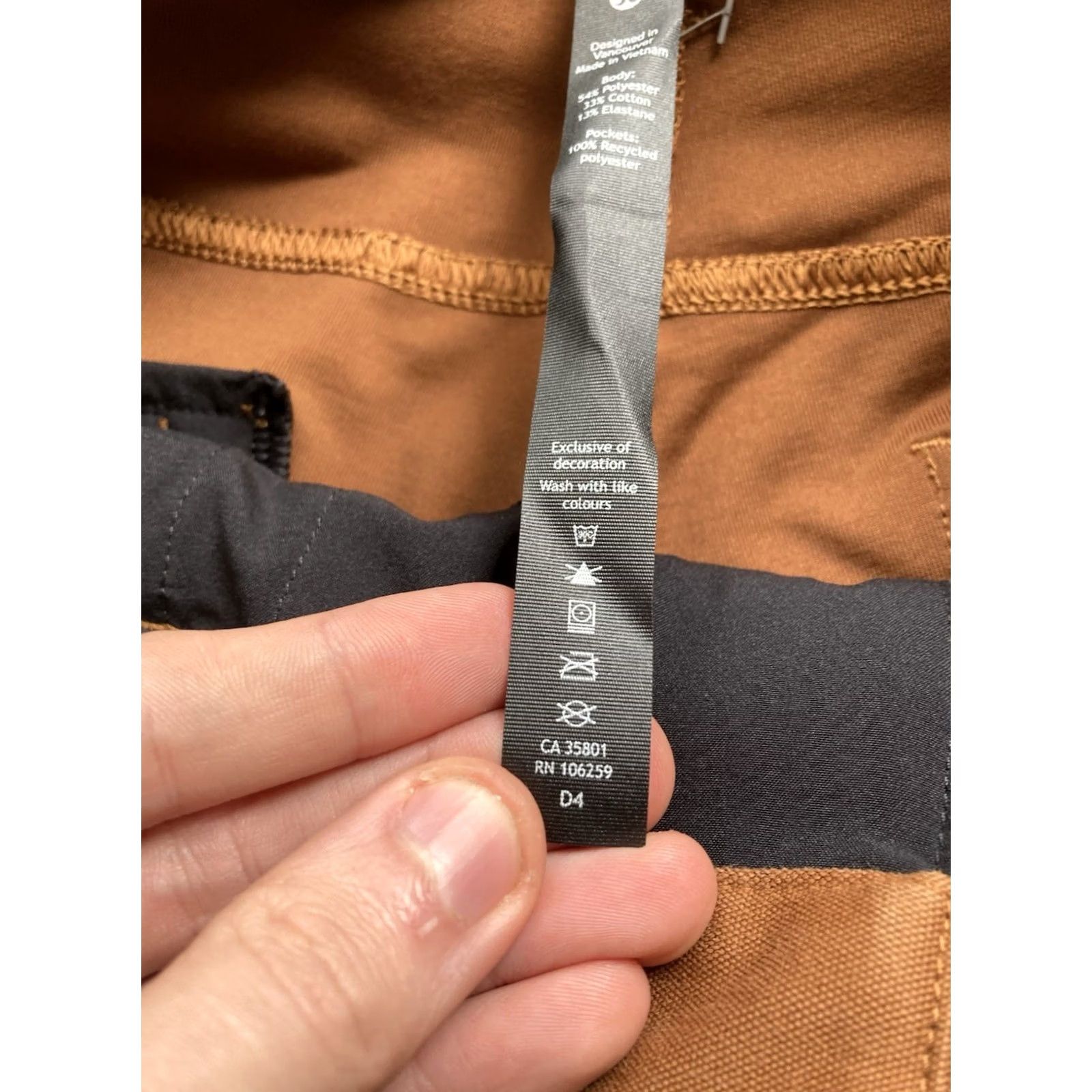 Lululemon Lululemon ABC Utilitech 5-Pocket Pant Mens 28x29 Brown Straight - Classic Fit, Flat Front, Button Zip, 5-Pocket Design, City Preppy Sports Size US 28 / EU 44 - 7 Thumbnail