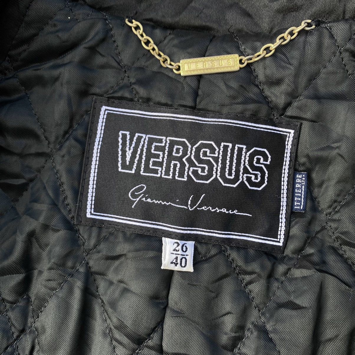 Versace Versus GIANNI VERSACE Quilted Faux Fur Collar Coat Jacket Size S / US 4 / IT 40 - 10 Thumbnail
