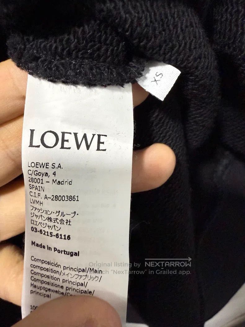 Loewe Loewe Black Floral Embroidered Long Sleeve Sweatshirt Size XS / US 0-2 / IT 36-38 - 4 Thumbnail