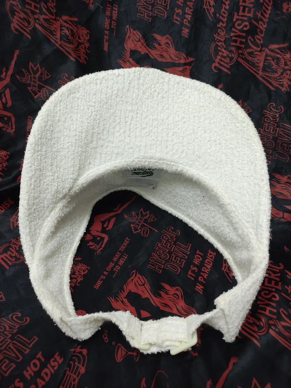 Lacoste × Vintage LACOSTE SPELLOUT VINTAGE VISOR CAP GOLF STYLE Size ONE SIZE - 8 Thumbnail