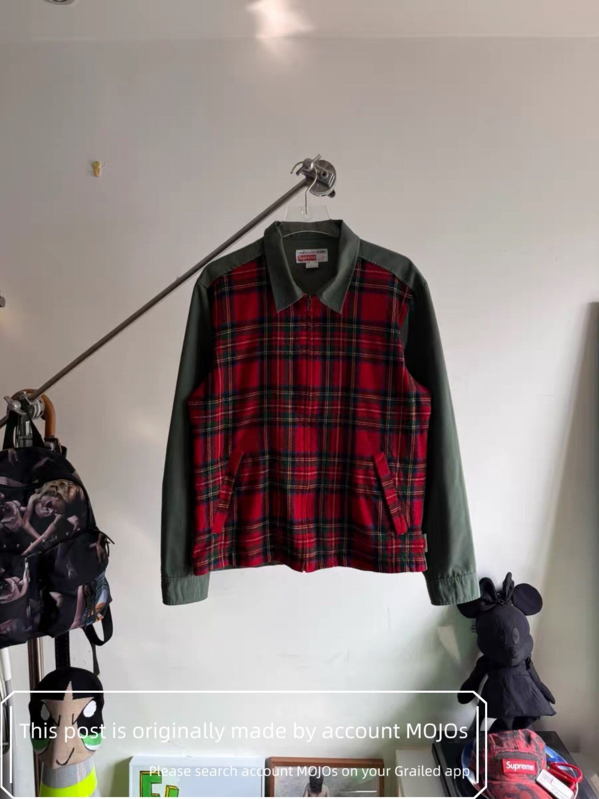 Comme des Garcons SHIRT × Supreme Supreme x Comme Des Garcons Shirt Mix Plaid Military Jacket Size US L / EU 52-54 / 3 - 1 Thumbnail