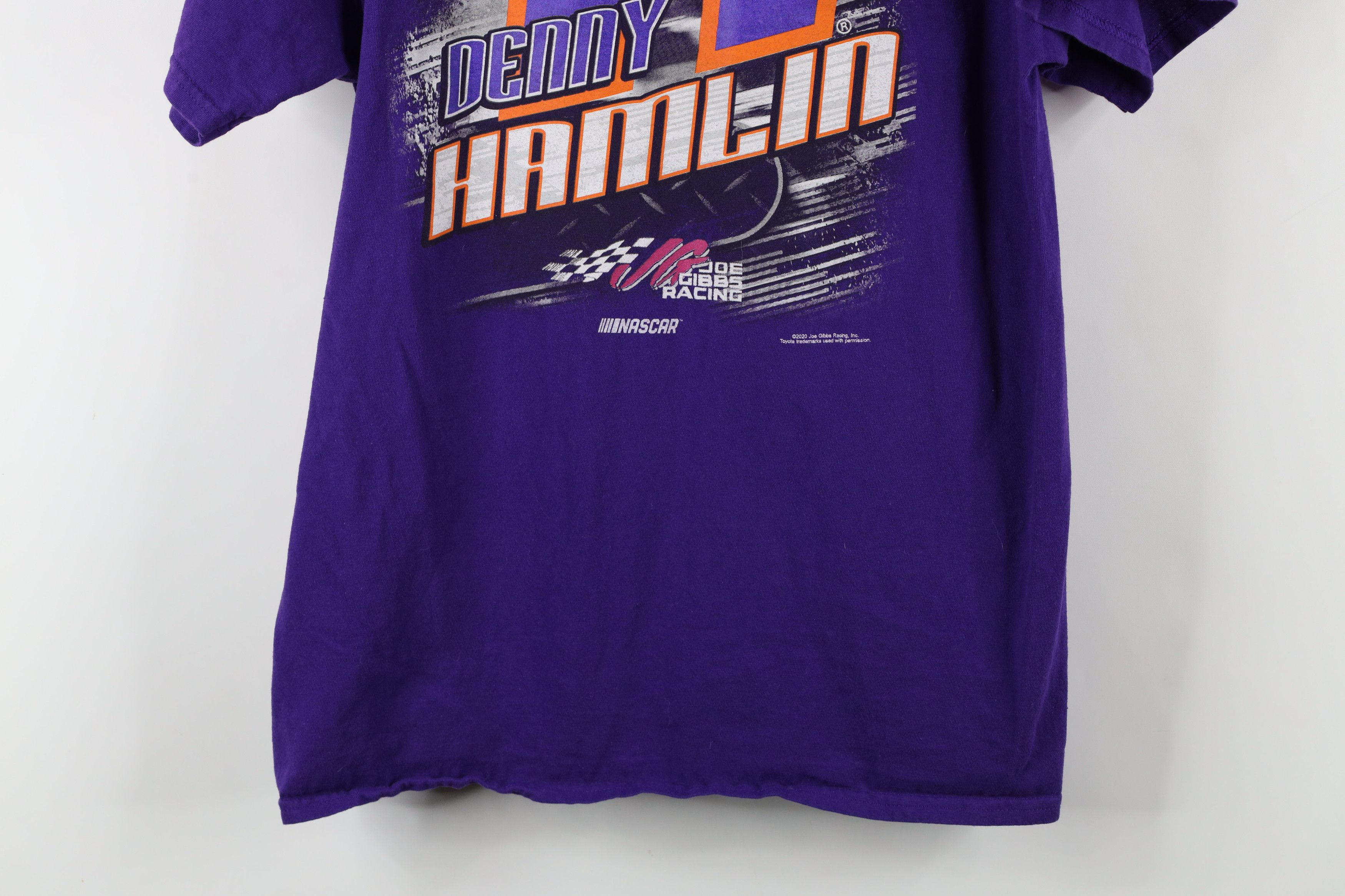Vintage Y2K Nascar Spell Denny Hamlin Racing Short Sleeve T-Shirt Size US L / EU 52-54 / 3 - 14 Thumbnail