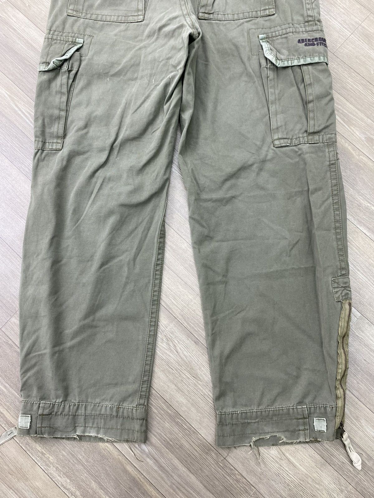If Six Was Nine Vintage Abercrombie and Fitch 3D Bondage Military Army Cargo Size US 34 / EU 50 - 17 Thumbnail