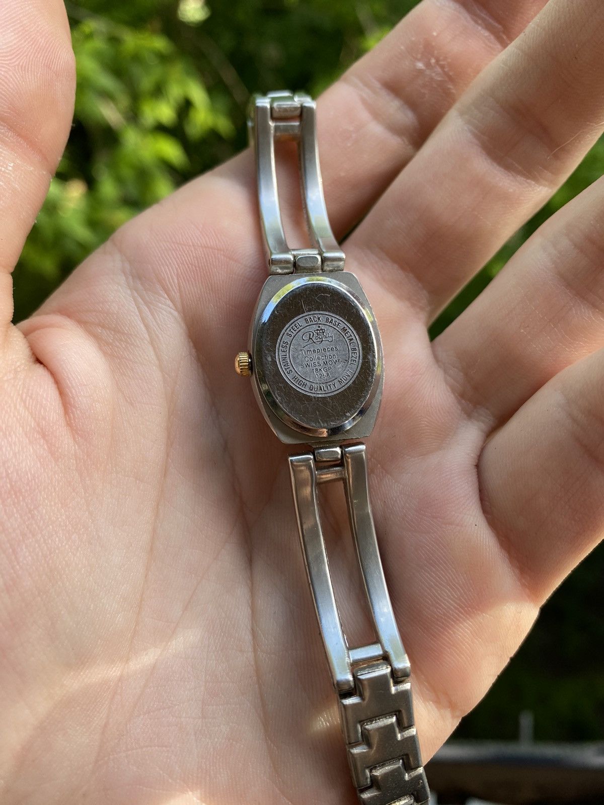 Japanese Brand × Jewelry × Vintage Elegant Two-Tone Watch - Silver & Gold Size ONE SIZE - 8 Thumbnail