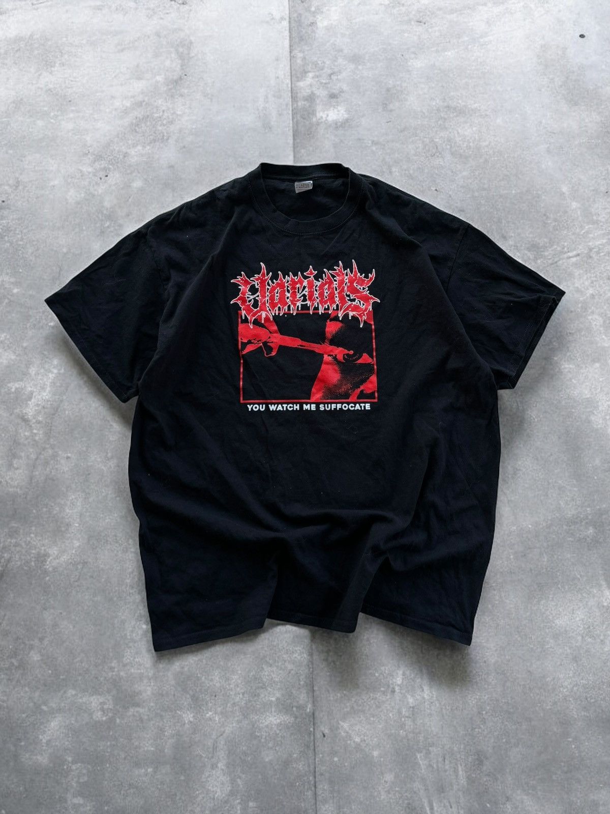 Band Tees × Japanese Brand RARE Varials Heavy Metal Deathcore Tee Size US XL / EU 56 / 4 - 1 Thumbnail