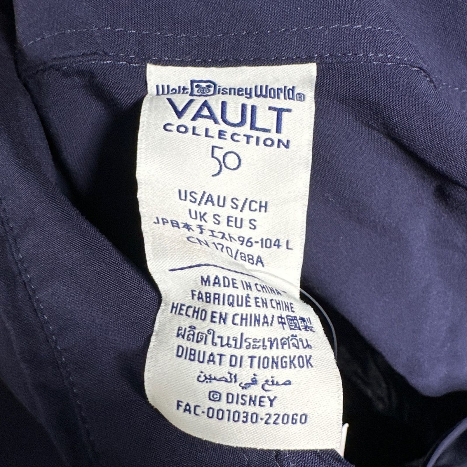 Disney Disney 50th Anniversary Vault Shirt Blue Mickey Mouse S New Size US S / EU 44-46 / 1 - 10 Thumbnail