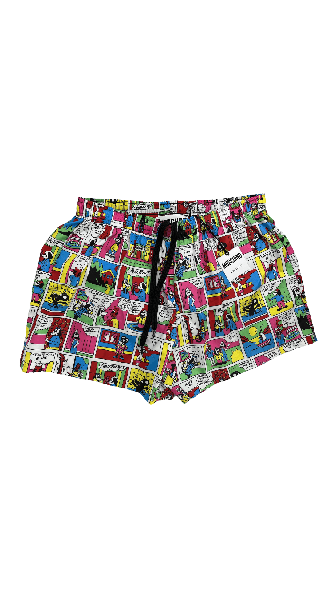 Image of Moschino 4-93 NWT Men's Swim Trunks Board Shorts S Us 30 / Eu 46