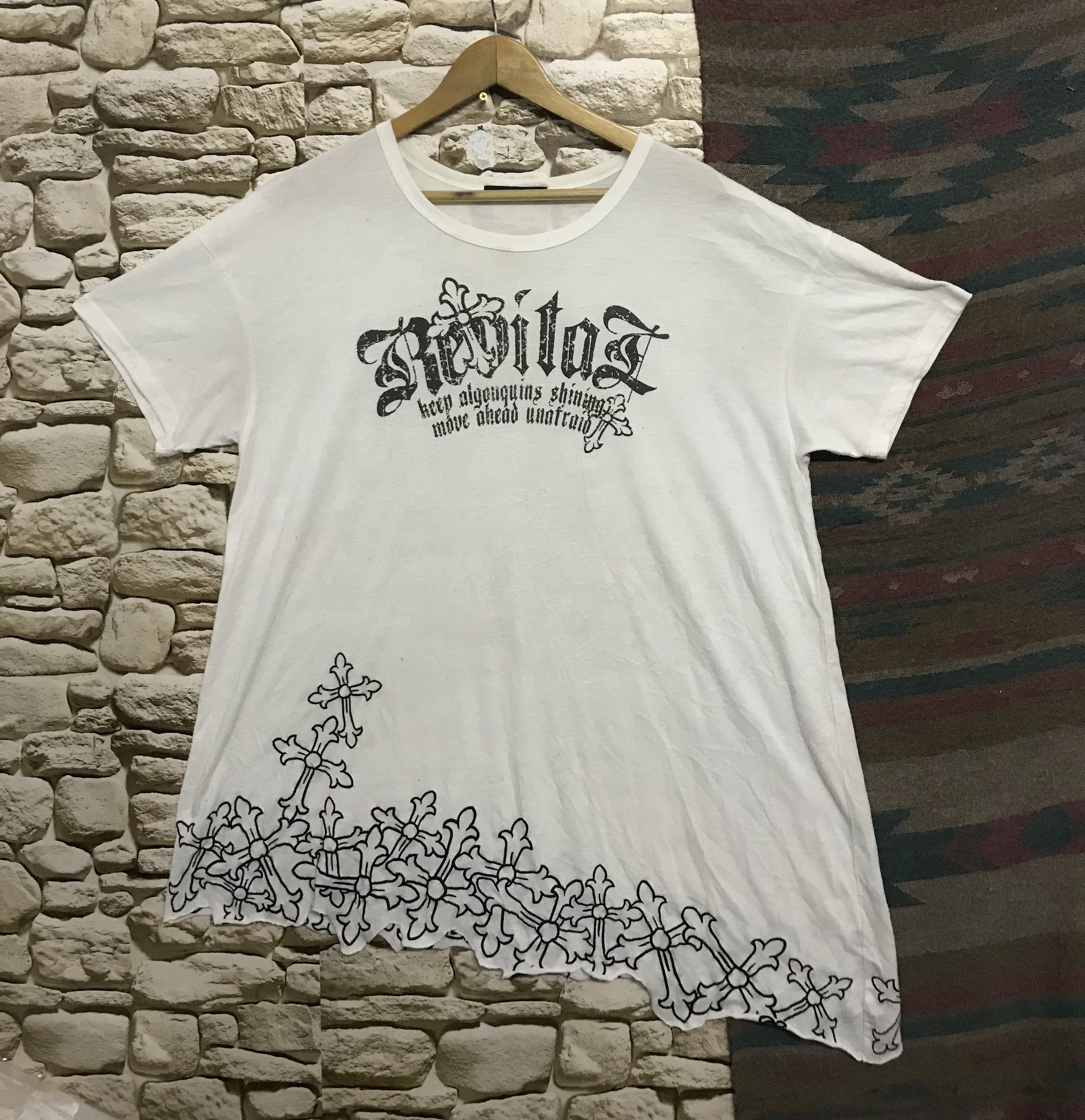 Japanese Brand ALGONQUINS T Shirt Size L / US 10 / IT 46 - 1 Thumbnail