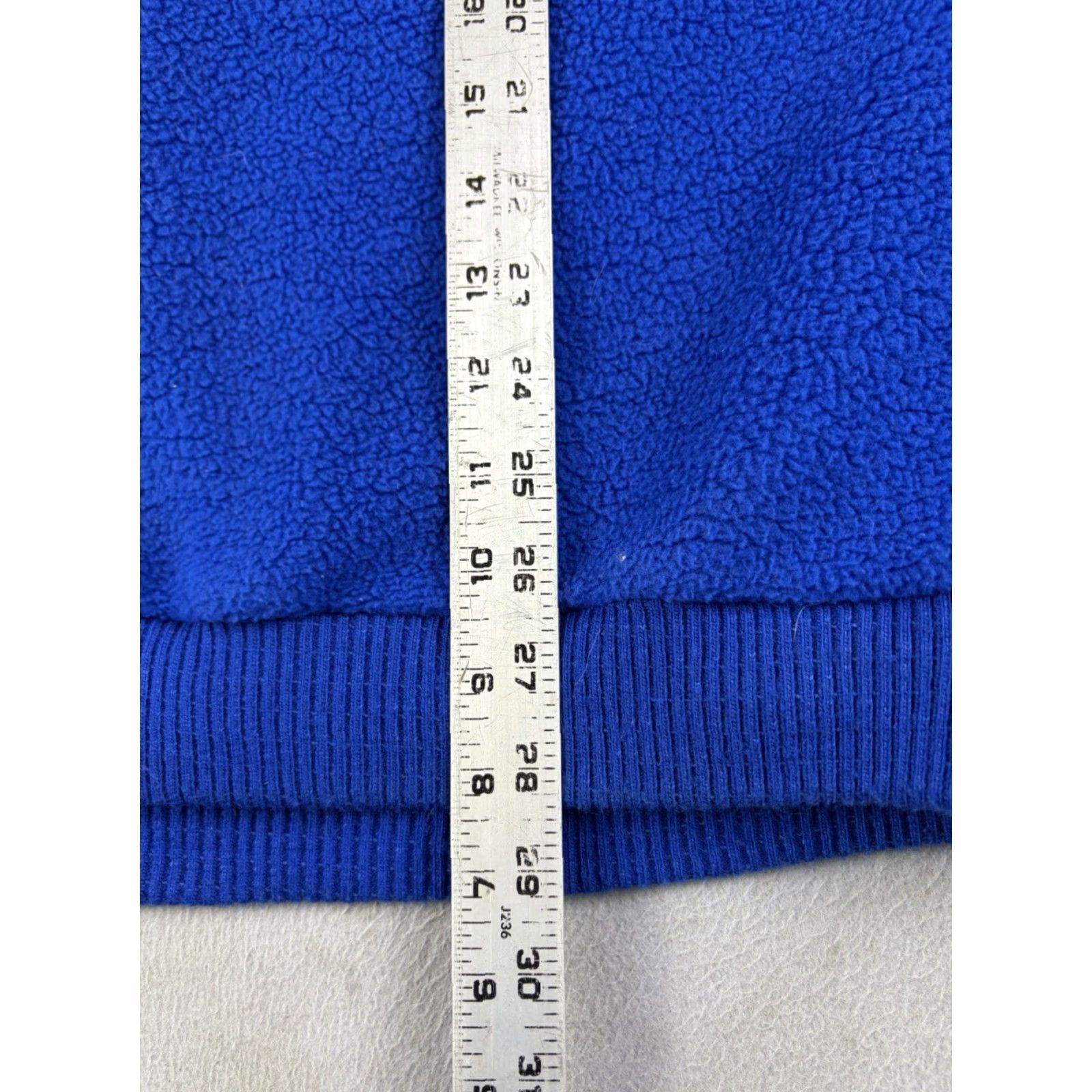 Vintage VINTAGE Forrester's Pullover Sweater Men L Blue 90s 1/2 Zip Pockets Mock Neck Fleece Polyester Ryder Cup WCC 90s Size US L / EU 52-54 / 3 - 8 Thumbnail