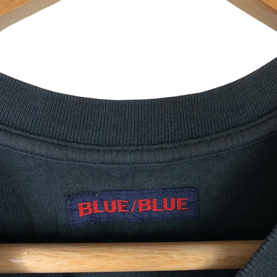 Blue Blue Japan Vintage BLUE BLUE big spellout logo printed tee Size US L / EU 52-54 / 3 - 4 Thumbnail