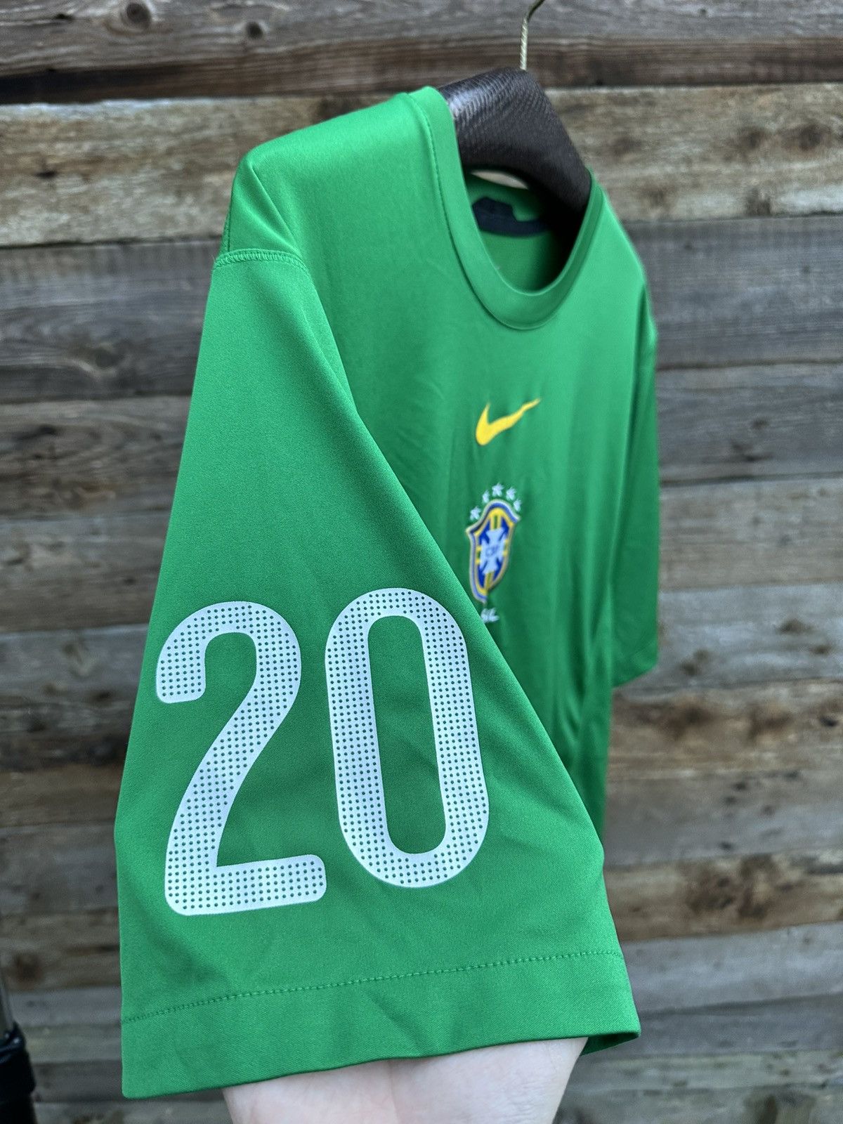 Nike × Vintage 2010 Brazil Training Soccer Jersey Size US XL / EU 56 / 4 - 4 Thumbnail