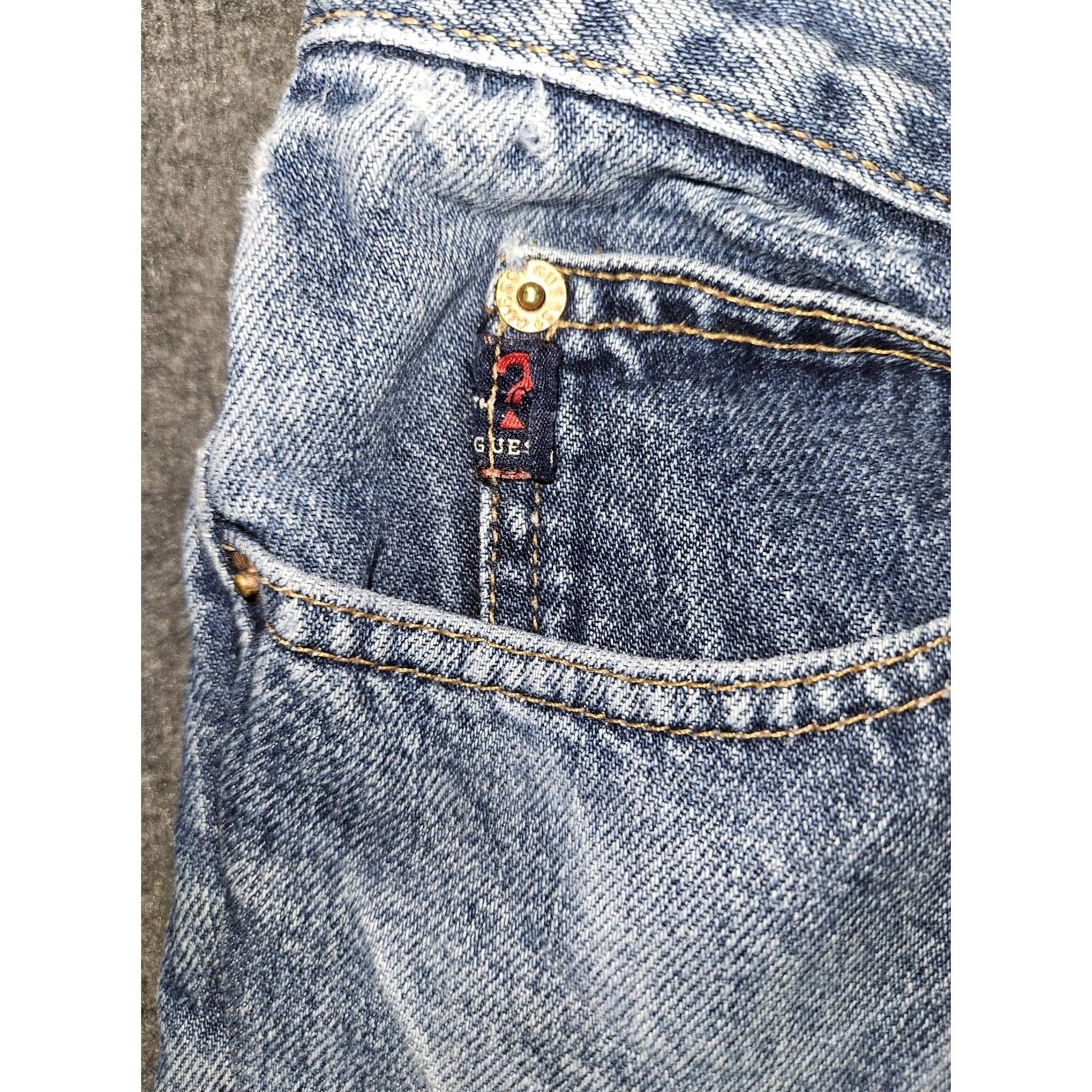 Guess VINTAGE Guess Jeans Womens Boot Leg 5-Pocket Denim Blue Medium Wash 32 Regular Bootcut 29in Inseam Womens Men’s? No. Size 24" / US 00 / IT 34 - 7 Thumbnail