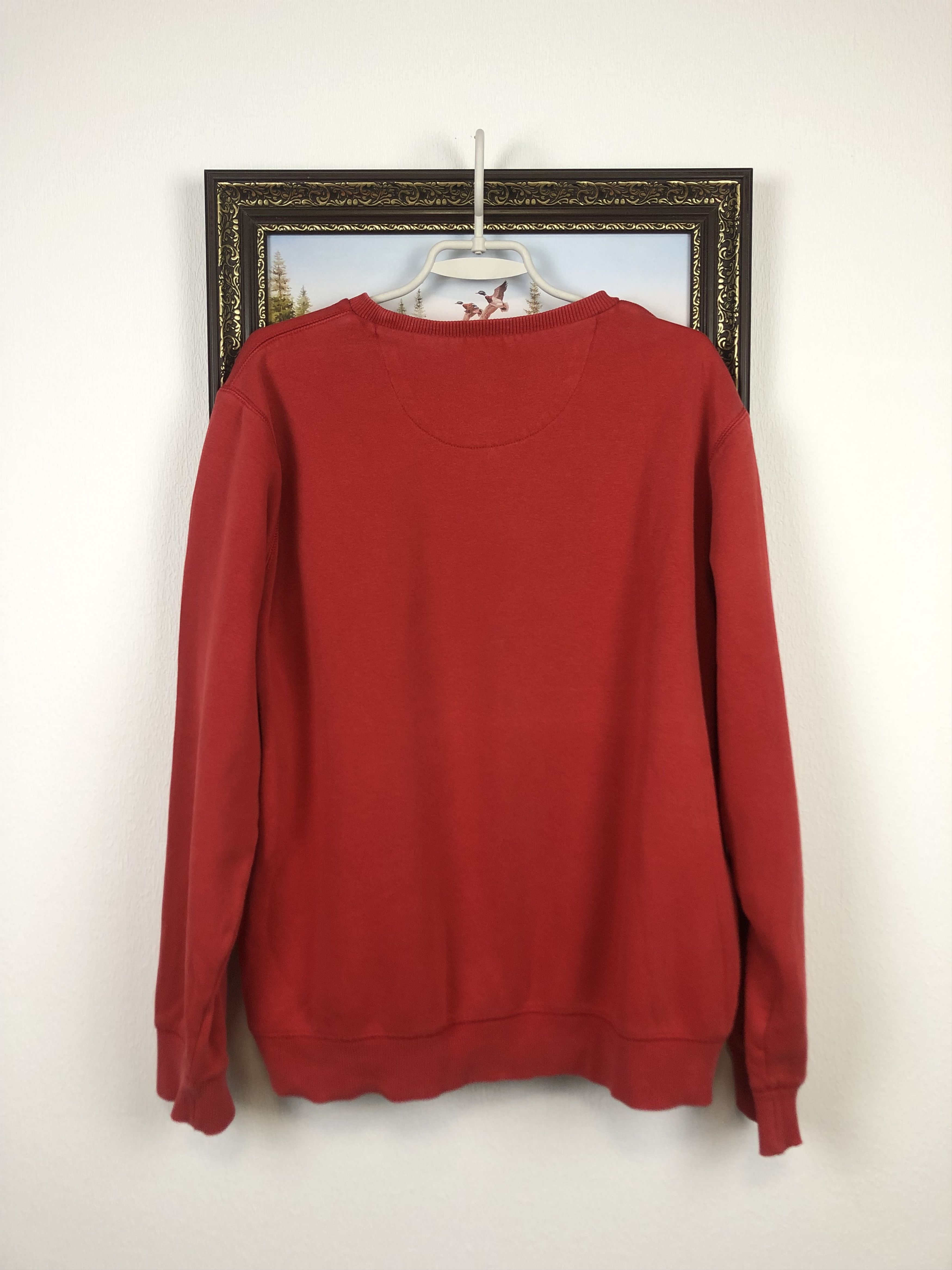 Vintage Vintage Nike Red Big Logo Sweatshirt Rare Hype Size US L / EU 52-54 / 3 - 11 Thumbnail