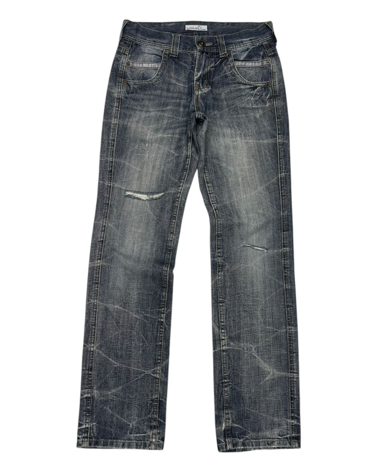 If Six Was Nine Vintage Superubis by Valletta Rare Design Jeans Size US 31 - 7 Thumbnail