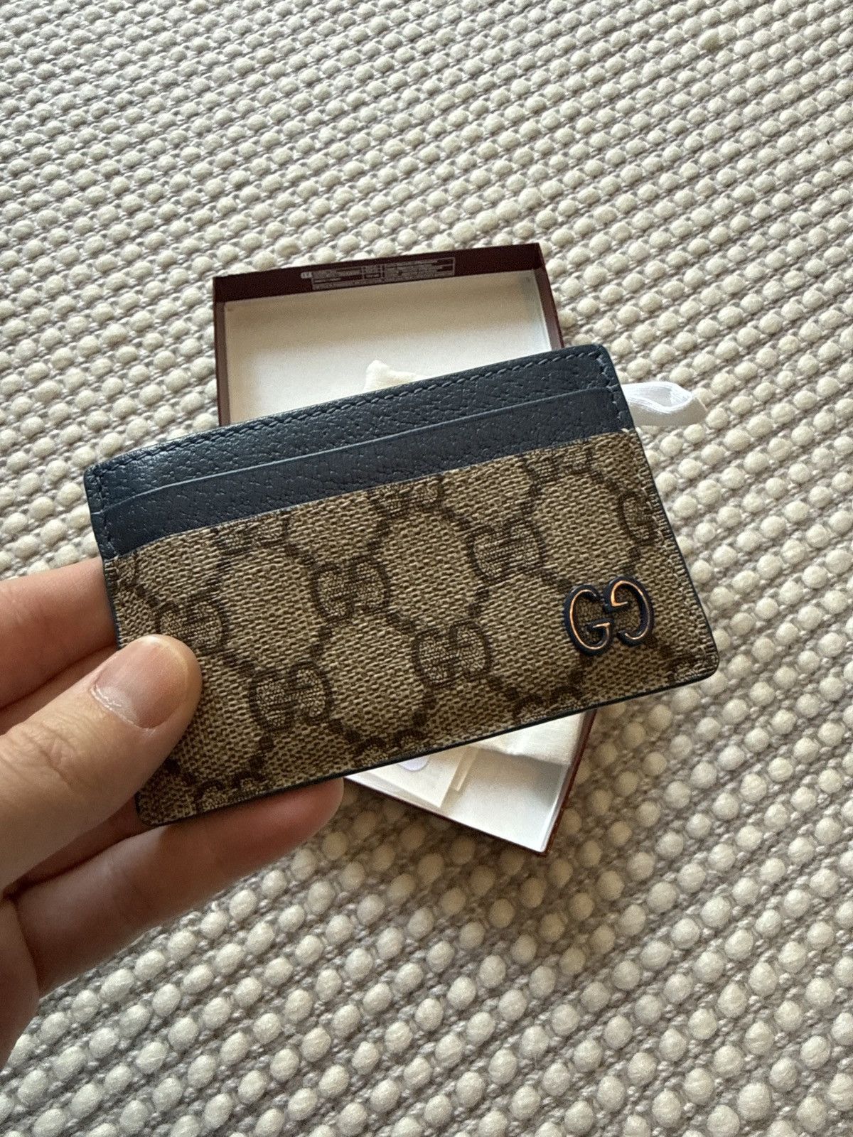 Gucci Canvas Card Holder