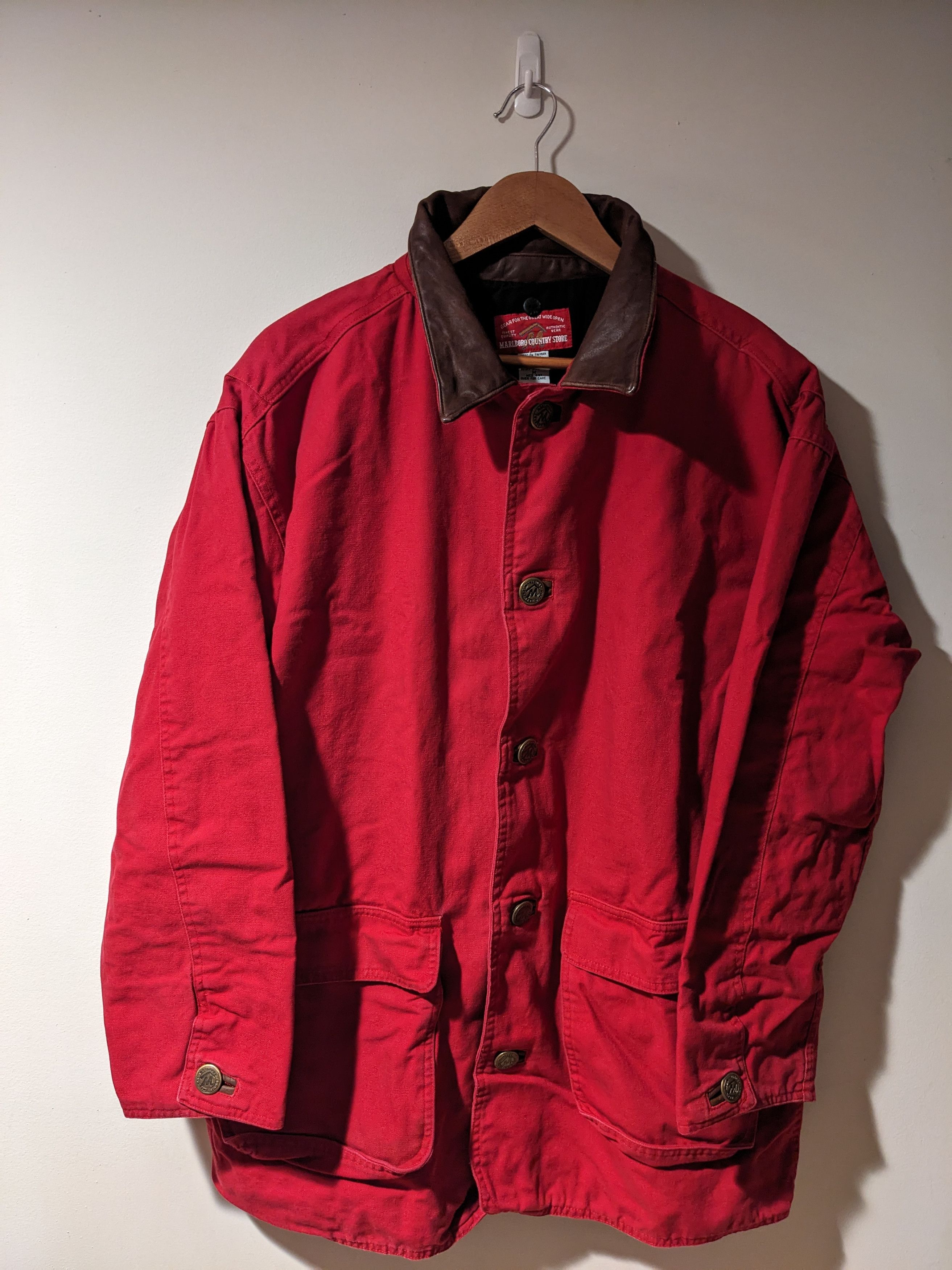 Marlboro × Vintage Vintage 90s Marlboro Country Store Medium Chore Coat Jacket Size US M / EU 48-50 / 2 - 1 Thumbnail