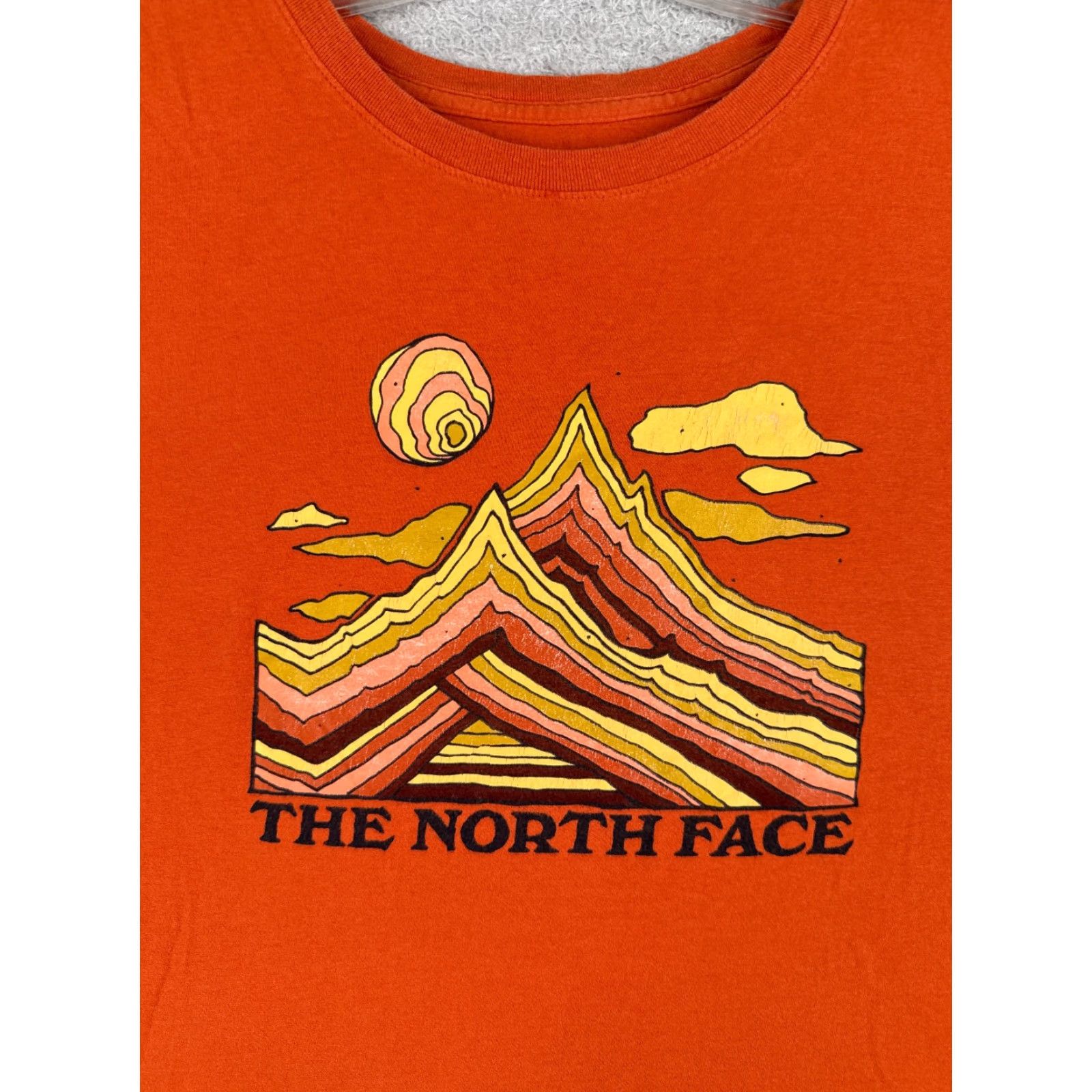 The North Face The North Face Shirt Men XL Orange Short Sleeve Crew Neck Cotton Jersey Logo All Seasons Mens Size US XL / EU 56 / 4 - 6 Thumbnail