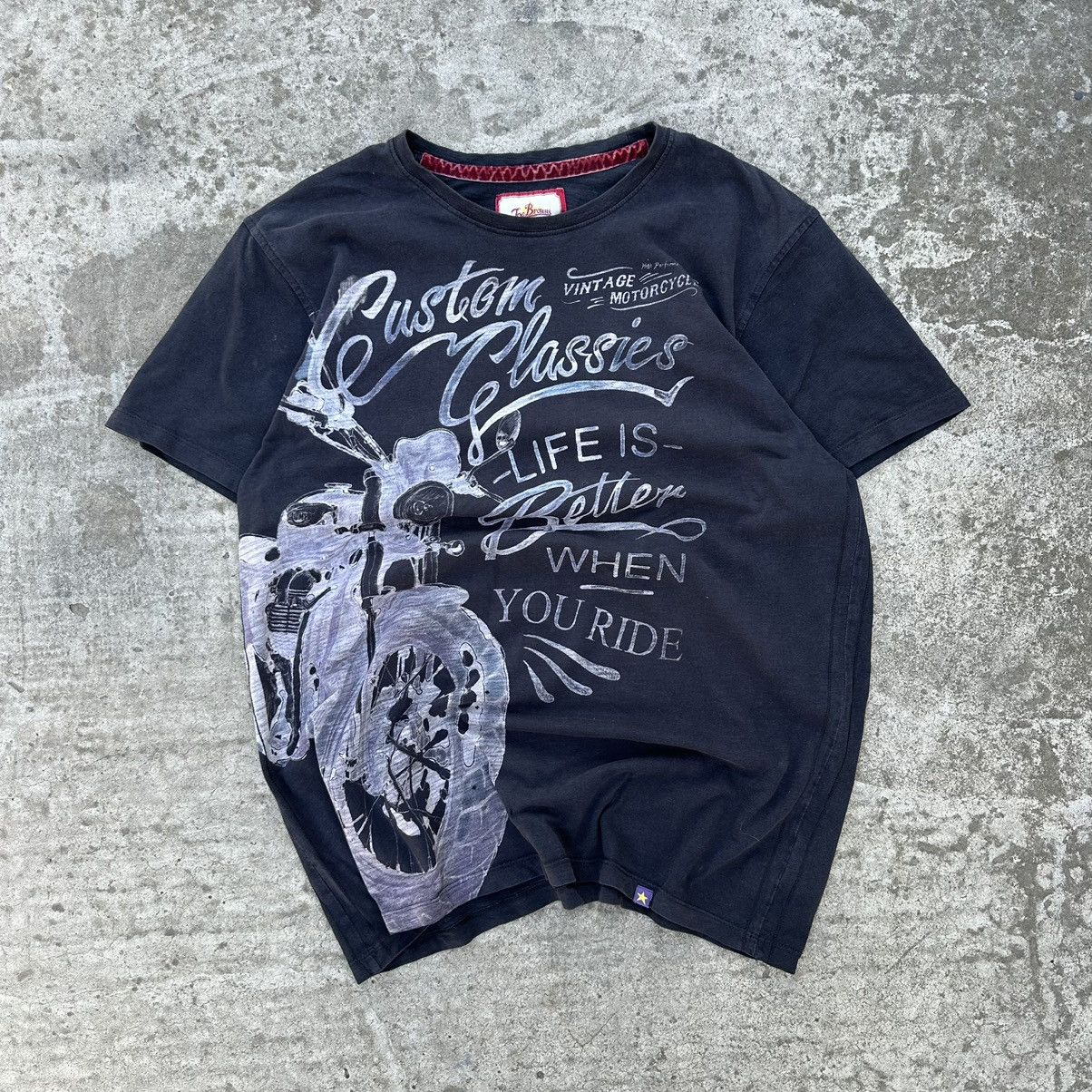 Fox Racing Vintage Moto T-shirts Live Is Better When you Ride Y2K 00s Size US XL / EU 56 / 4 - 1 Thumbnail