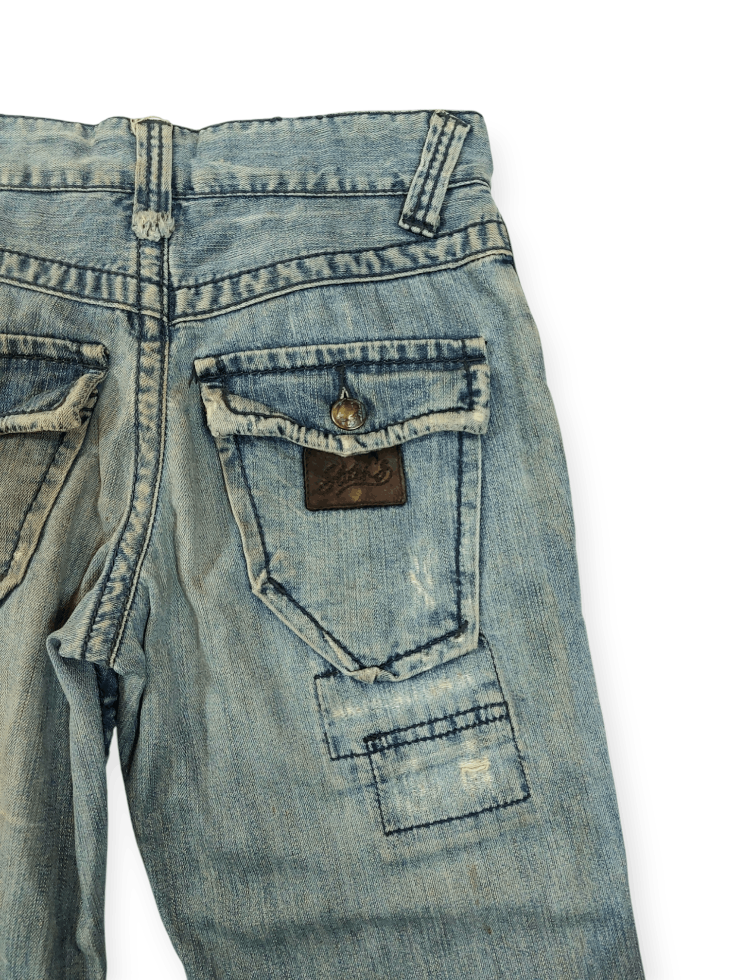 14th Addiction Stitch's Flare Distressed Denim Size US 29 - 13 Thumbnail