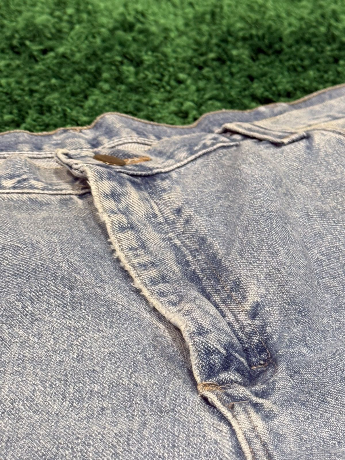 Wrangler Wrangler Distressed 5 Pocket Denim Jean Short Jorts Sz. 38 Size US 38 / EU 54 - 5 Thumbnail