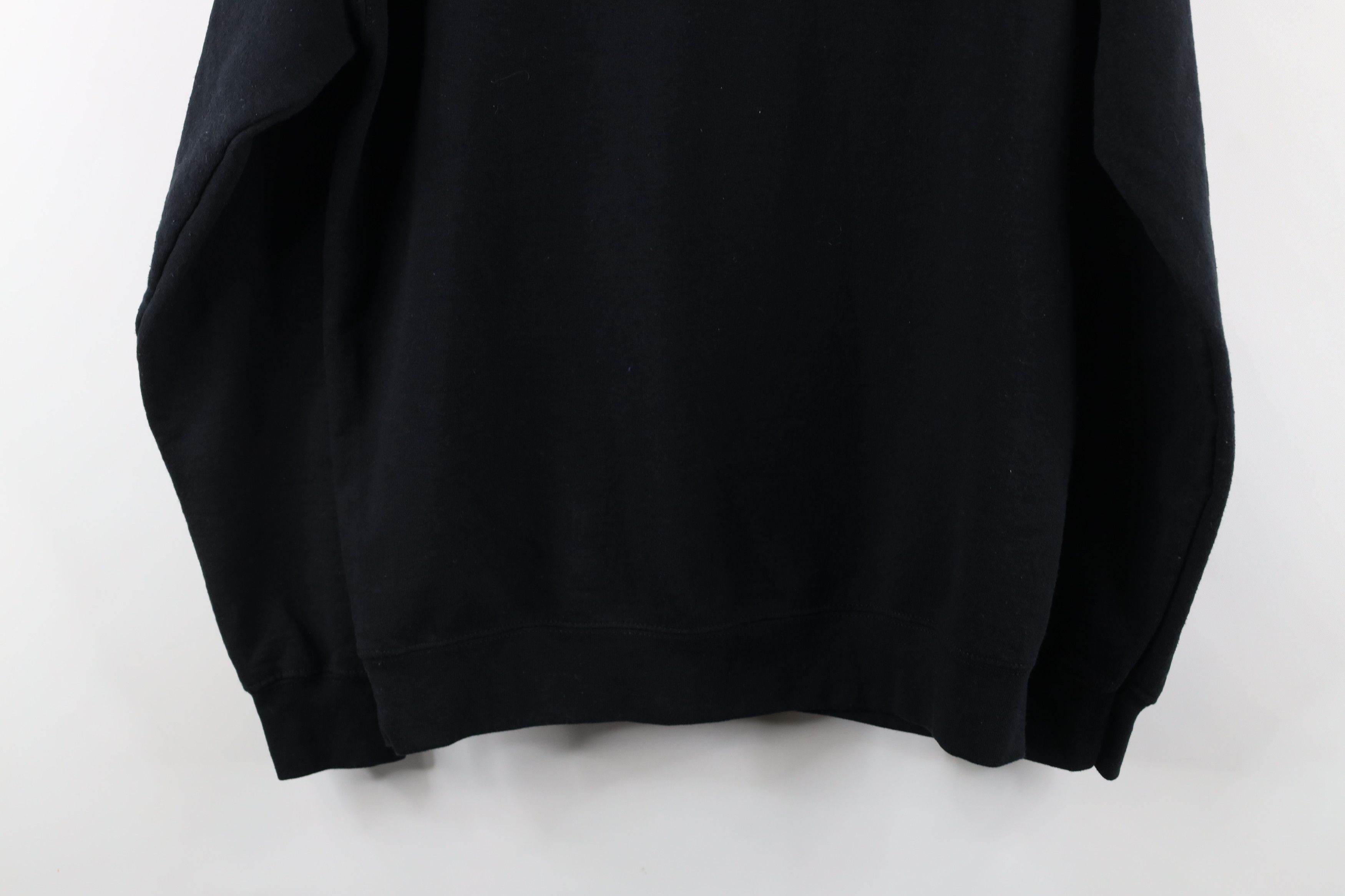 Vintage Vintage 90s Streetwear Blank Crewneck Sweatshirt Black Size US M / EU 48-50 / 2 - 8 Thumbnail