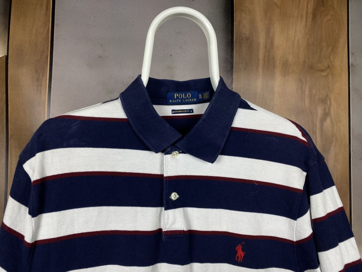 Polo Ralph Lauren 🎠Vintage Polo T-Shirt Polo Ralph Lauren Striped Pony Tee🎠 Size US XL / EU 56 / 4 - 4 Thumbnail