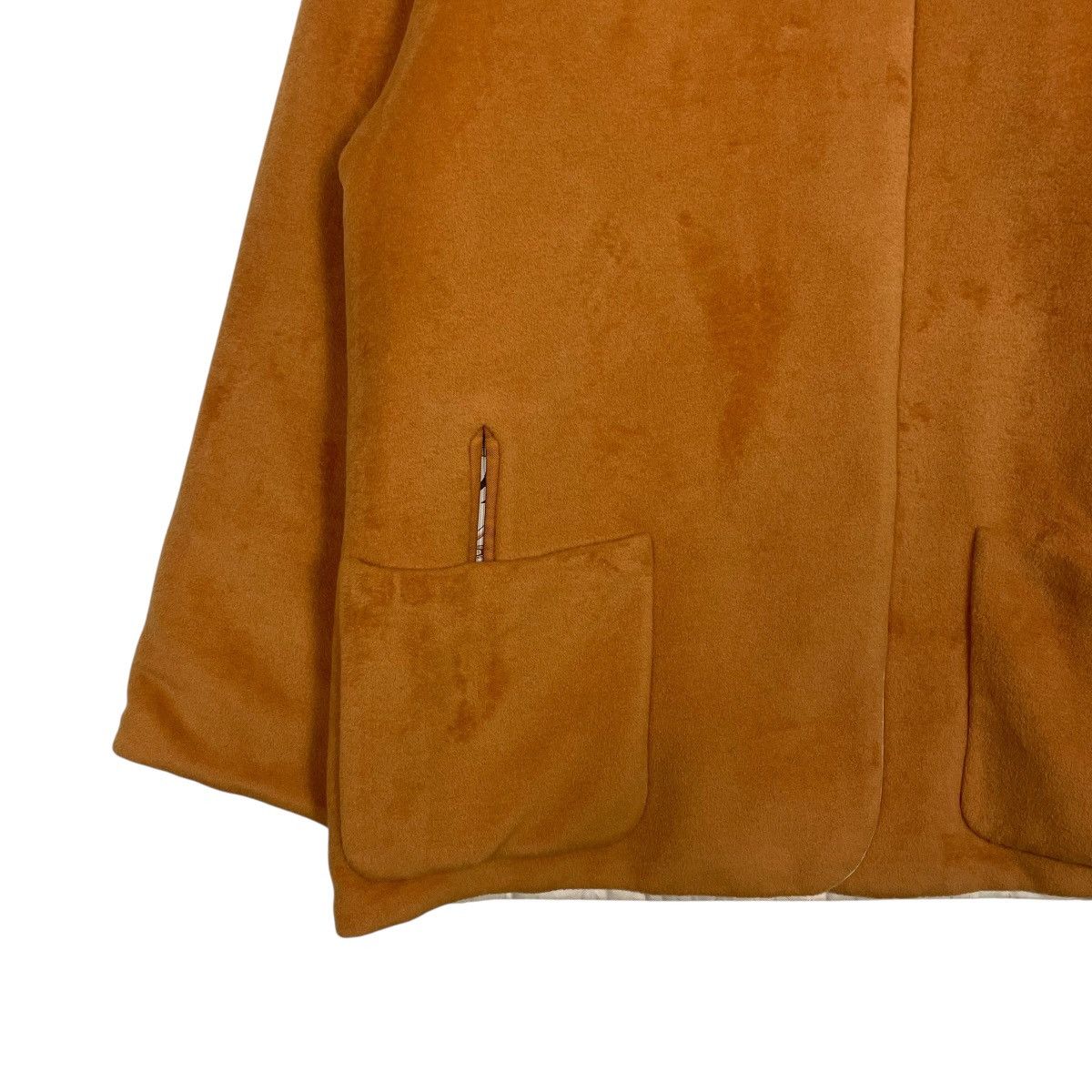 Hermes Vintage Hermes Terres Precieuses Silk Wool Reversible Jacket Size S / US 4 / IT 40 - 10 Thumbnail