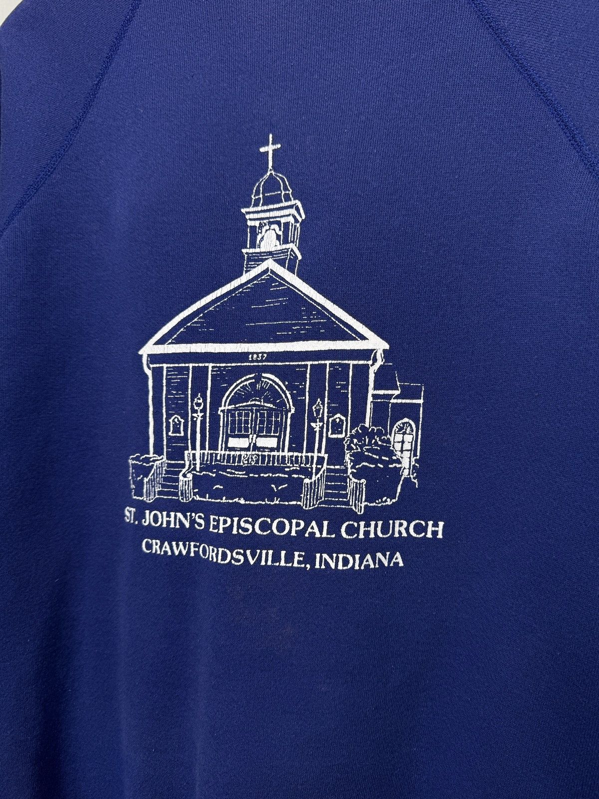 Vintage Discus Athletic St. John’s Church made in USA sweatshirt Size US L / EU 52-54 / 3 - 4 Thumbnail