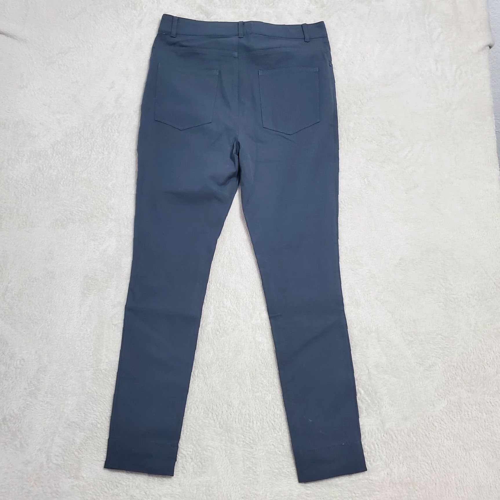 M.M.LaFleur MM.LaFleur Sammataro 1.0 Jean Pants Women 8 Dusty Indigo Denim Straight Regular Ankle Pockets Stretch - 96% Organic Cotton 4% Elastane Size 30" / US 8 / IT 44 - 2 Thumbnail