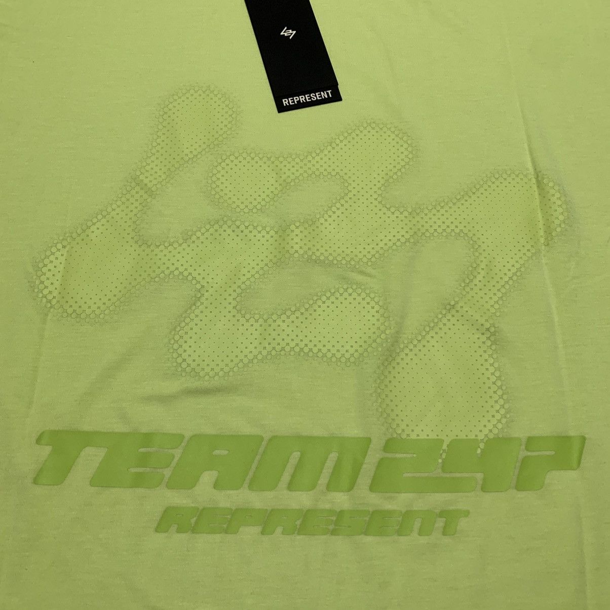 Represent Clo. Represent XS 247 Future Terrains Oversized Tee Lime Green Size US XS / EU 42 / 0 - 3 Thumbnail