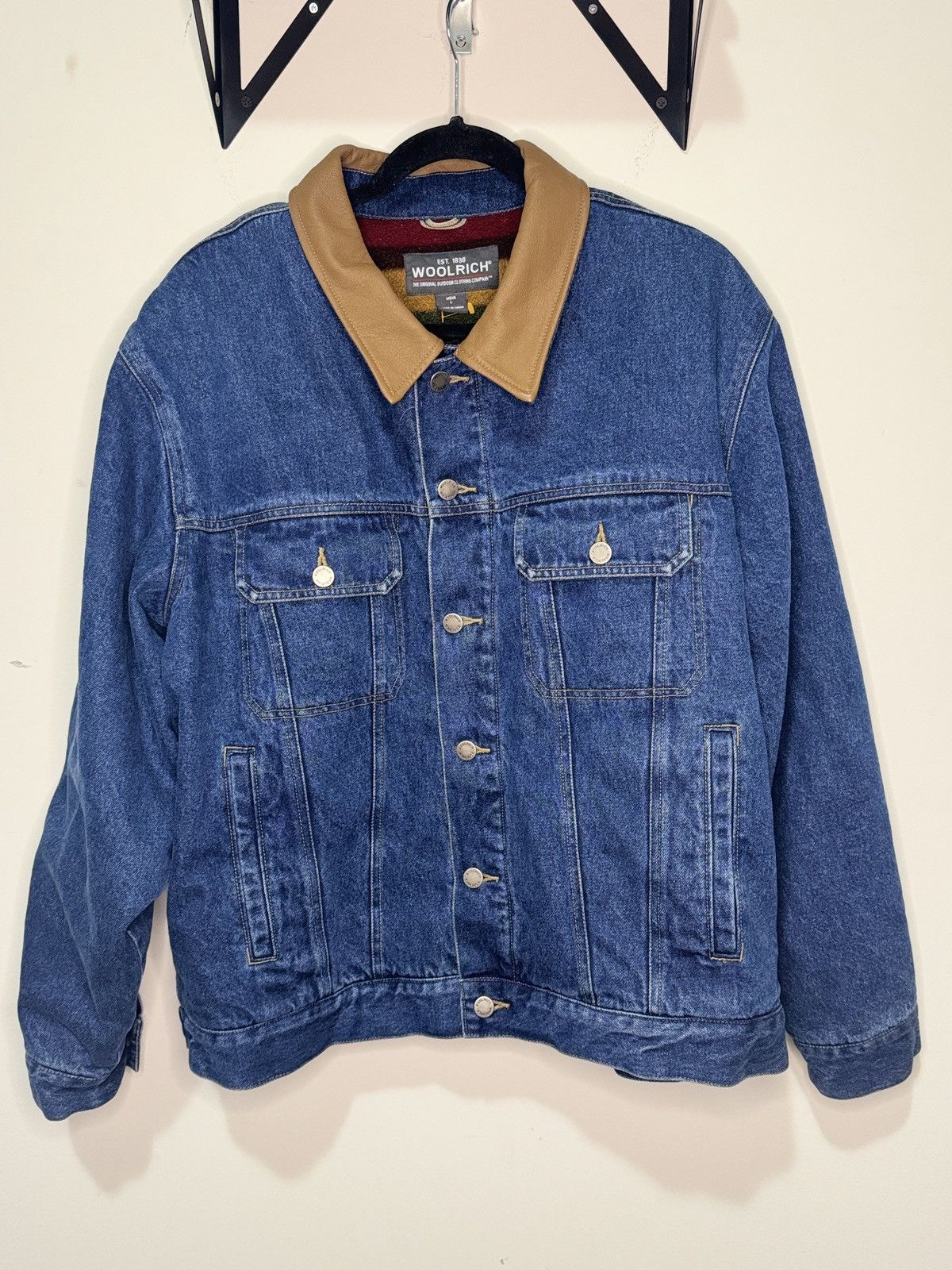 Woolrich Woolen Mills Vintage Woolrich Denim Jacket Size US L / EU 52-54 / 3 - 6 Thumbnail