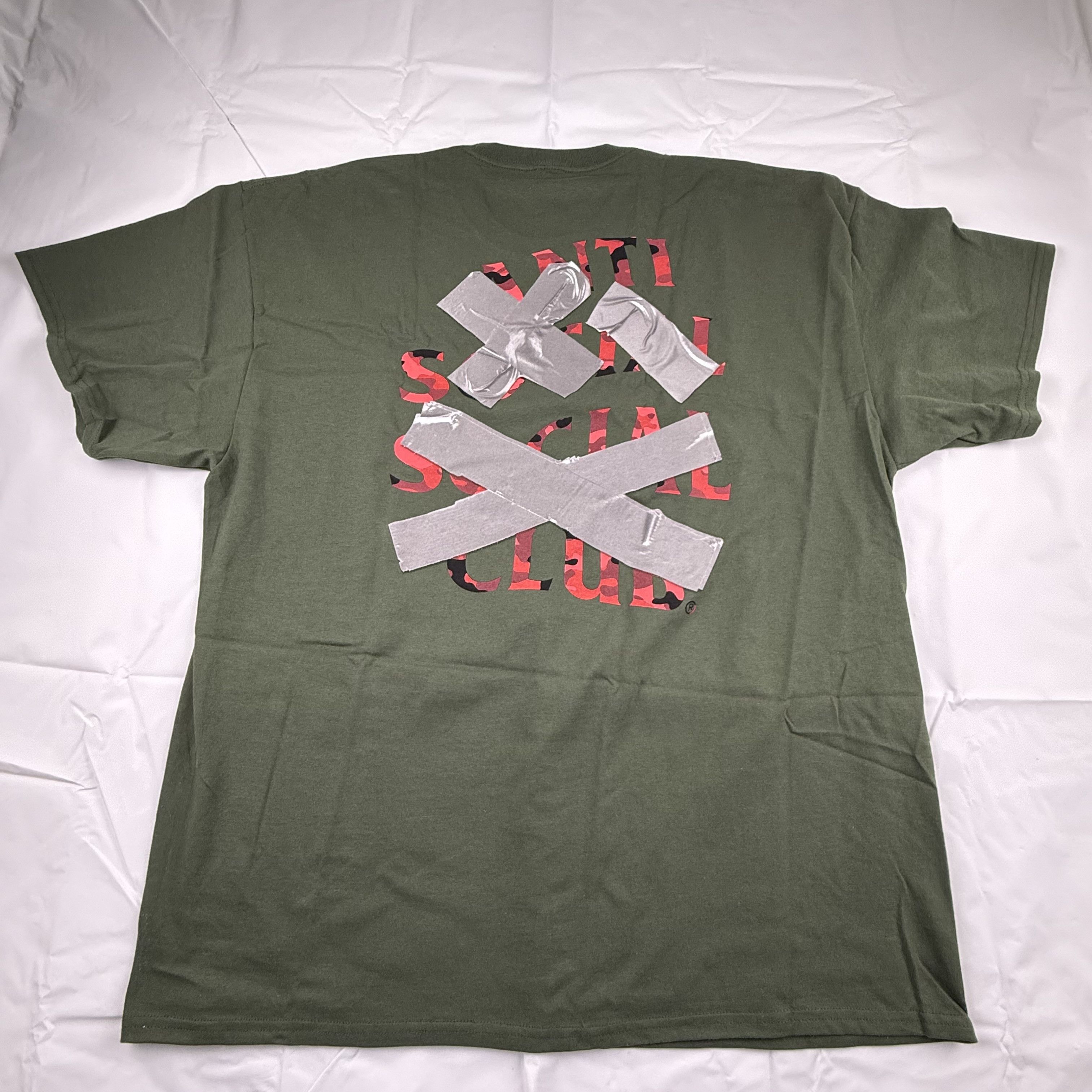 Anti Social Social Club Anti Social Social Club Duct TapeCamo Tee Shirt Mens Size US XXL / EU 58 / 5 - 1 Thumbnail