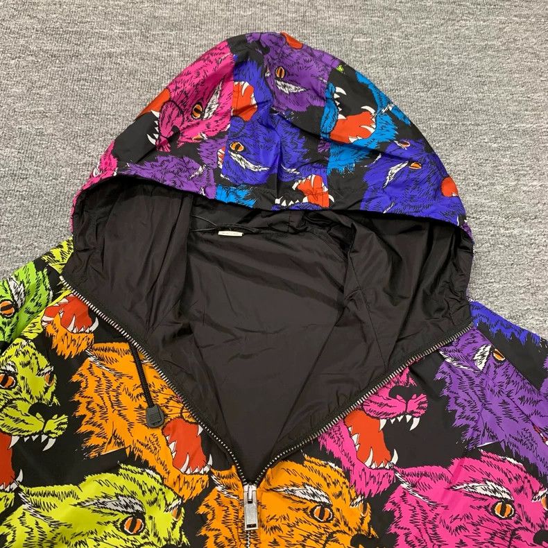 Gucci Gucci Tiger head graffiti full-print windbreaker jacket 250 Size US L / EU 52-54 / 3 - 4 Thumbnail