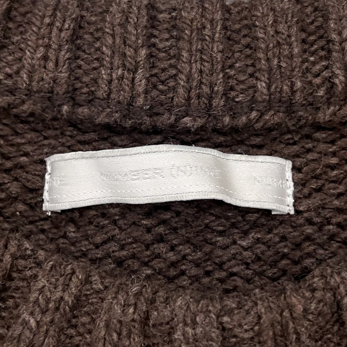 Number (N)ine Number (N)ine AW02 Oversized Knit Sweater Size US XL / EU 56 / 4 - 9 Thumbnail