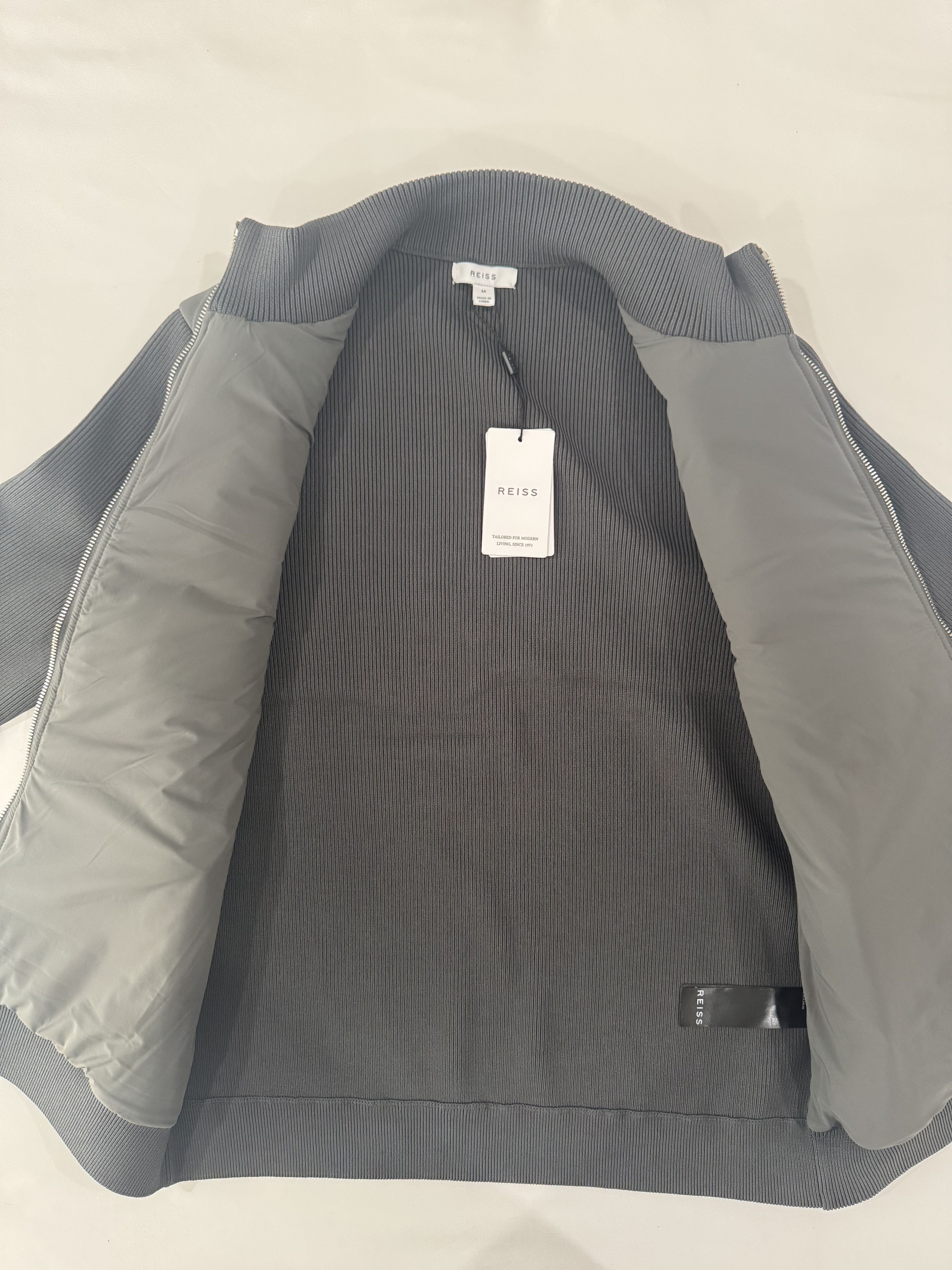 Reiss Reiss Hybrid Zip-Through Quilted Jacket Size US M / EU 48-50 / 2 - 2 Thumbnail
