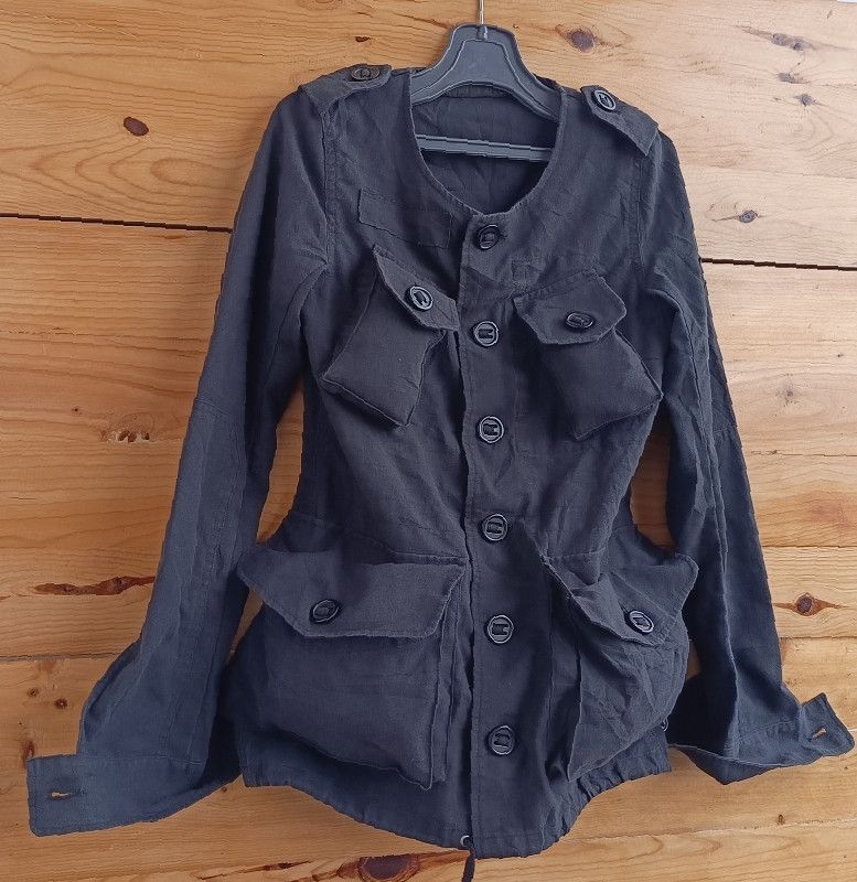 GOA Vintage SLY asymmetric cargo pocket Military Jacket Size M / US 6-8 / IT 42-44 - 4 Thumbnail