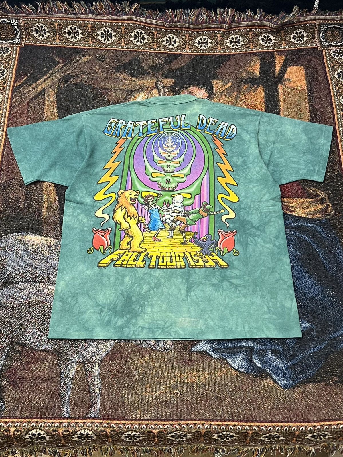 Band Tees Rare '94 Vintage Wizard of Oz Grateful Dead Tee Size US XL / EU 56 / 4 - 4 Thumbnail