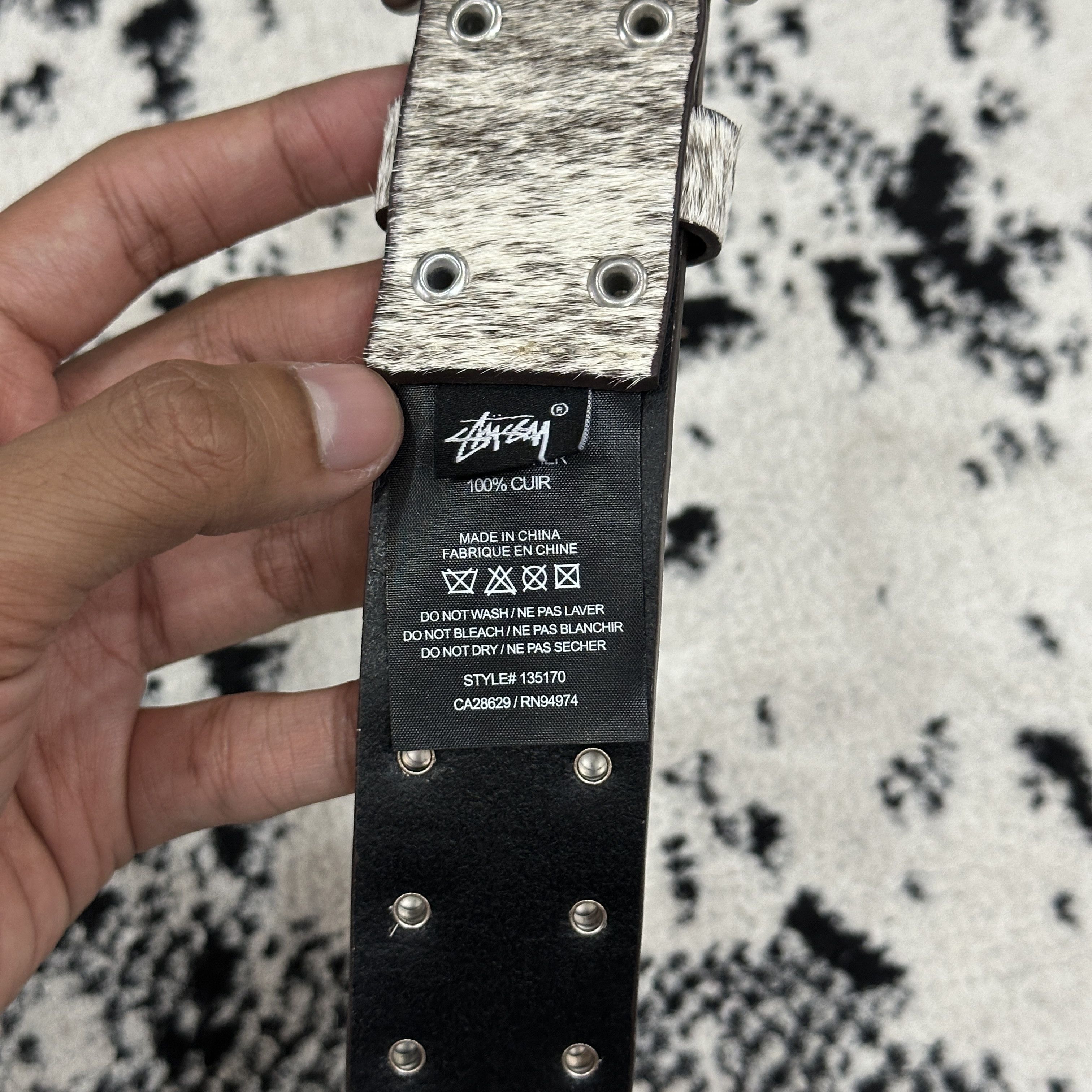 Stussy STUSSY 8 BALL STUDDED BELT - L/XL Size ONE SIZE - 4 Thumbnail