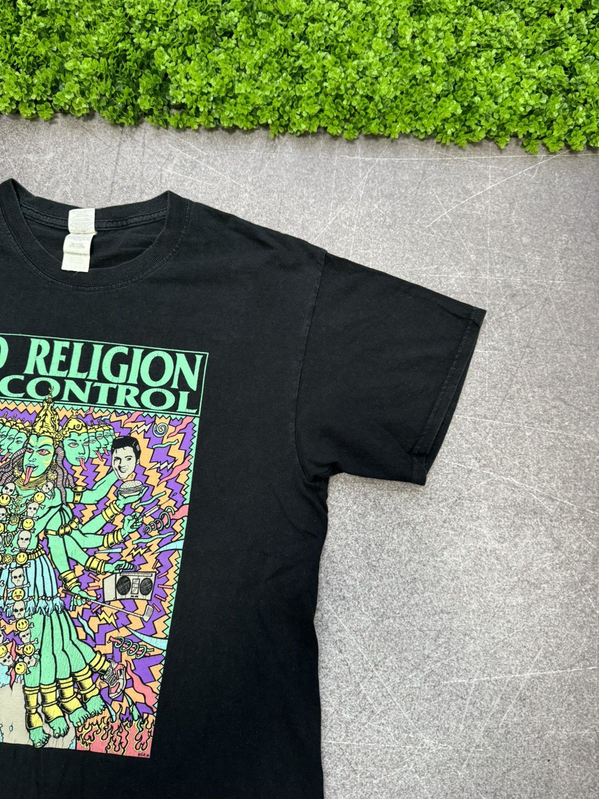 Band Tees × Vintage Bad Religion No Control T Shirt Frank Kozik Hardcore Punk Size US L / EU 52-54 / 3 - 5 Thumbnail