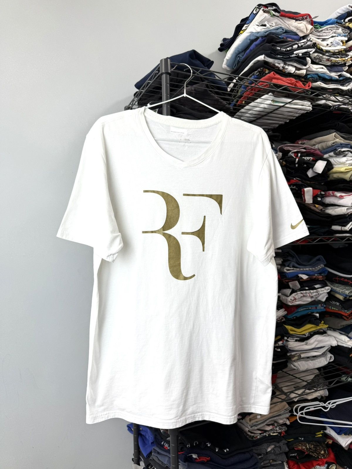 Nike Nike Roger Federer Vintage T Shirt Size US L / EU 52-54 / 3 - 1 Thumbnail