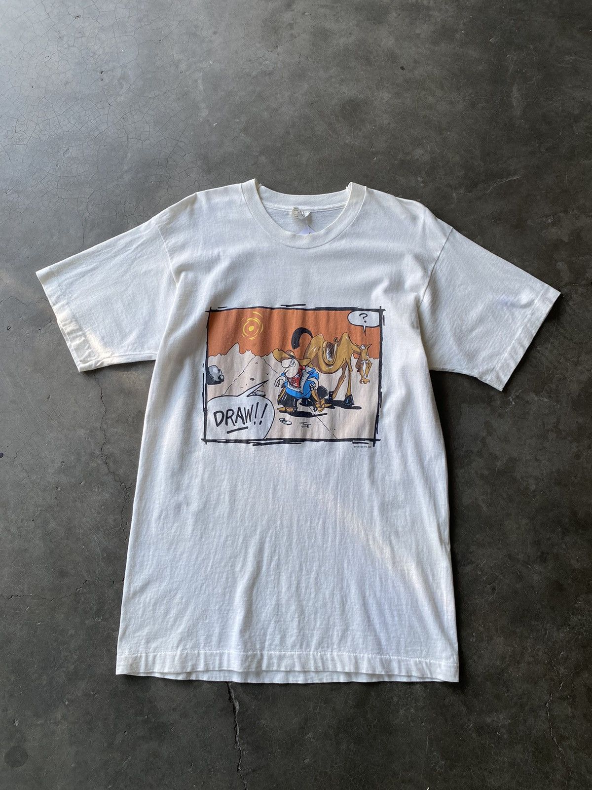 Vintage Vintage Art Tee Cowboy Size US L / EU 52-54 / 3 - 2 Thumbnail